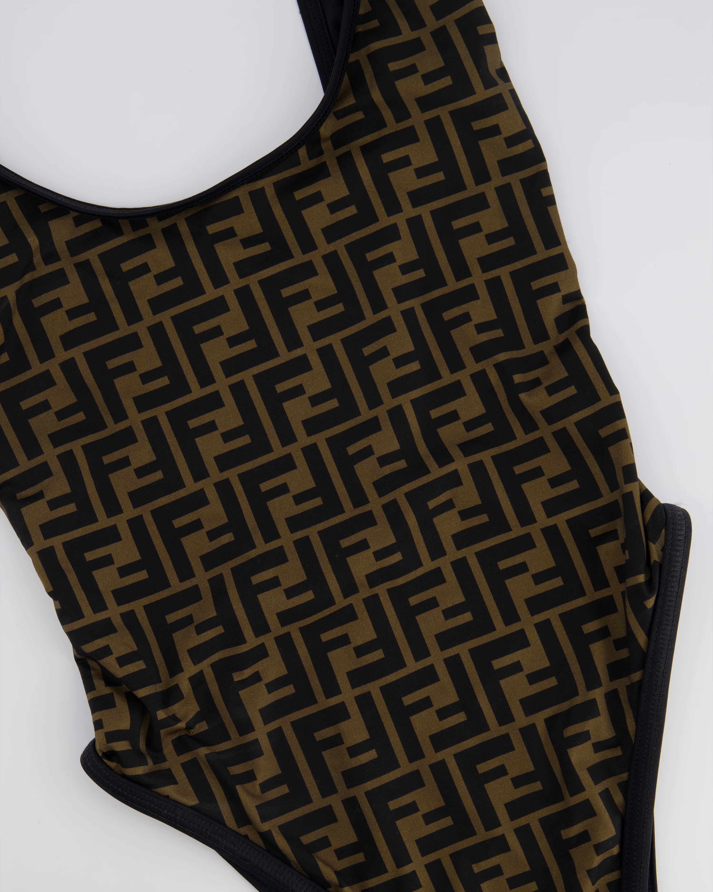 Fendi Brown FF Monogram One-Piece Swimsuit Size IT 38 (UK 6) - Image 4