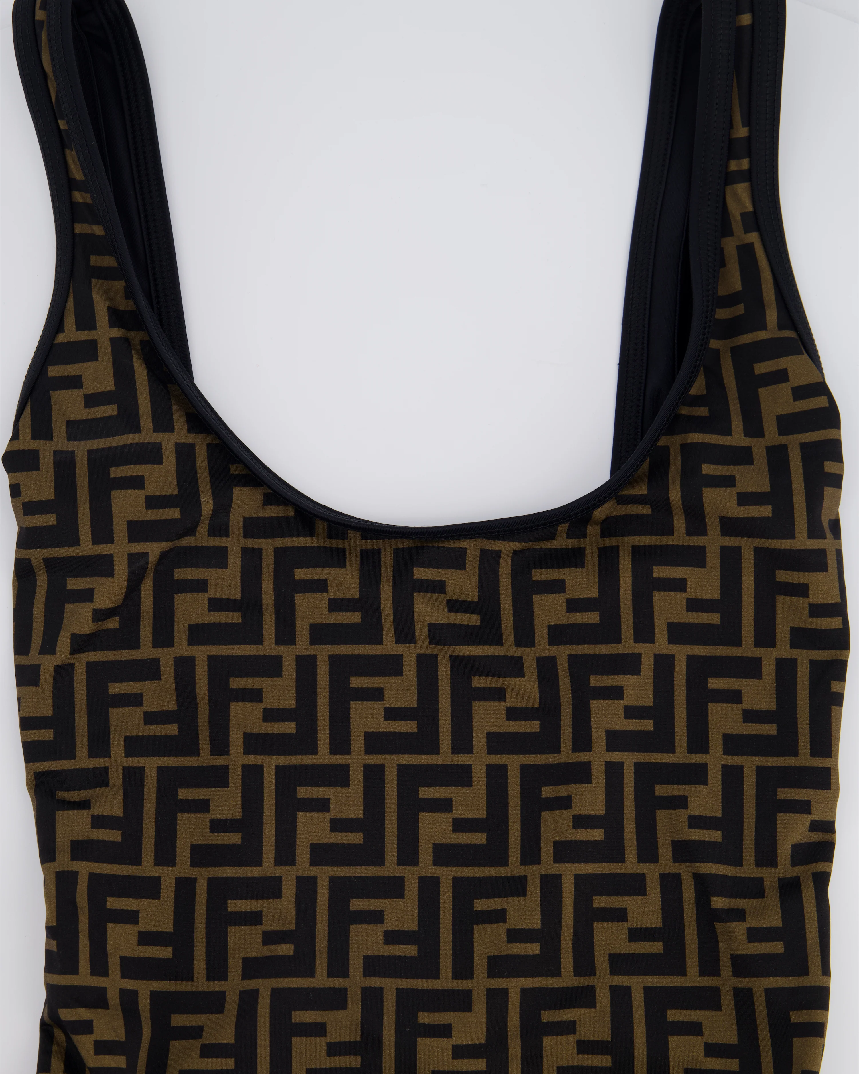 Fendi Brown FF Monogram One-Piece Swimsuit Size IT 38 (UK 6) - Image 5