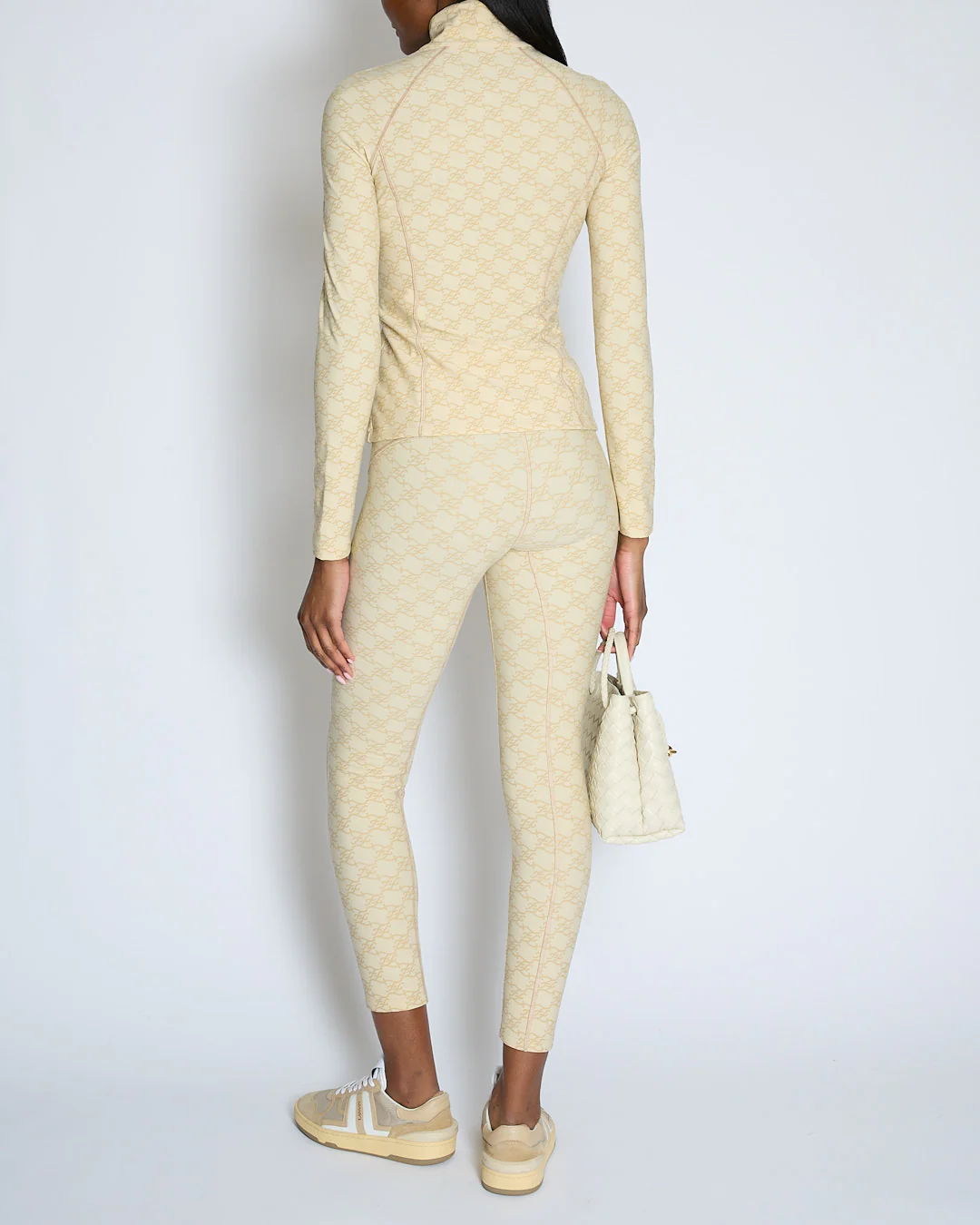 Fendi Cream Monogram Print Jogging Two-Piece Set Size IT 38 (UK 6) - Image 2