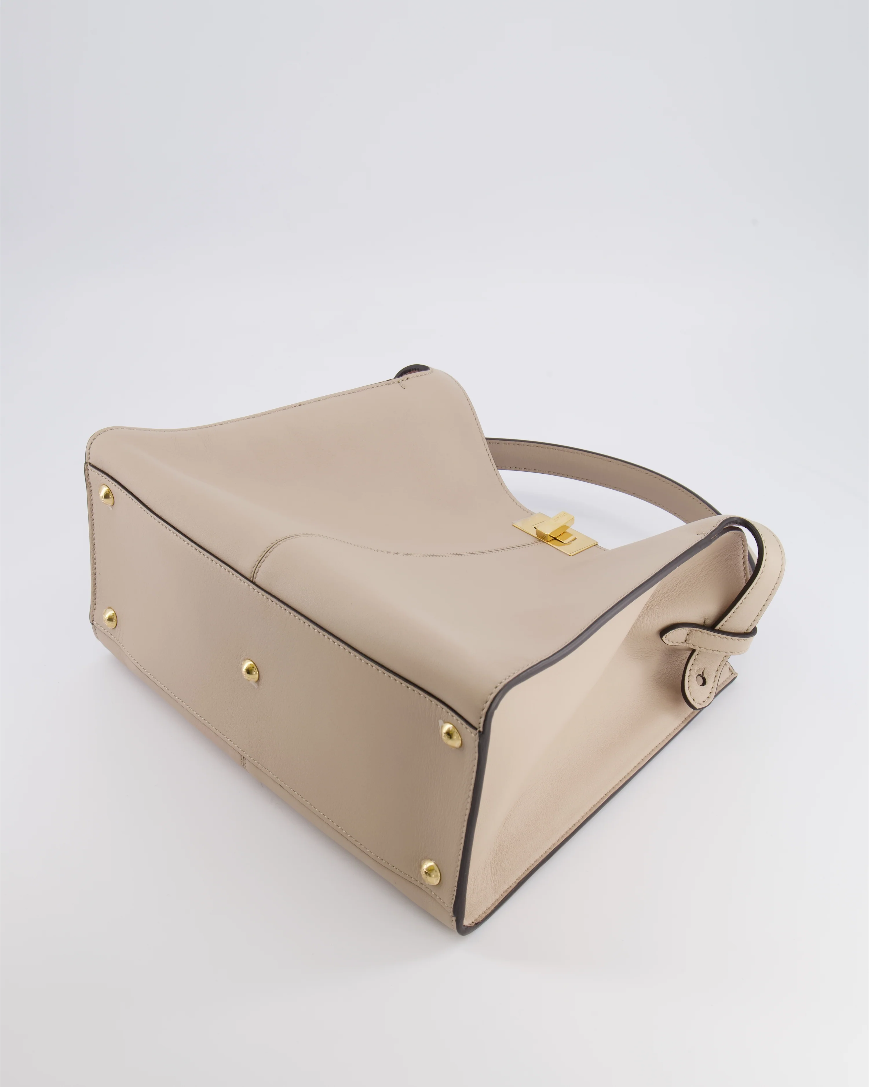 Fendi Light Beige Medium XLite Peekaboo Leather Bag with Gold Hardware RRP £3,500 - Image 19