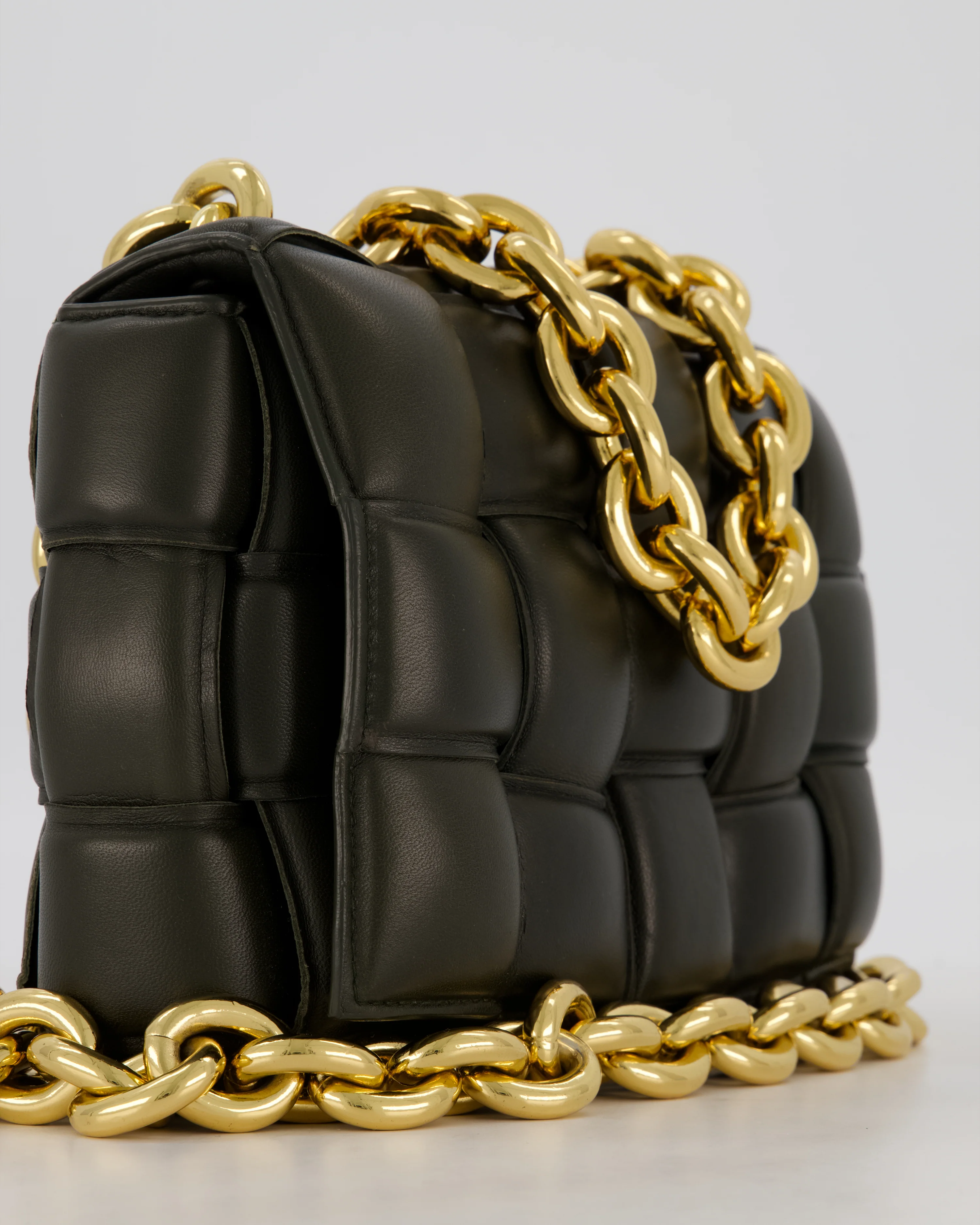 *FIRE PRICE* Bottega Veneta Khaki Green Chain Cassette Bag in Intrecciato Nappa Leather with Gold Hardware RRP £3,760 - Image 10