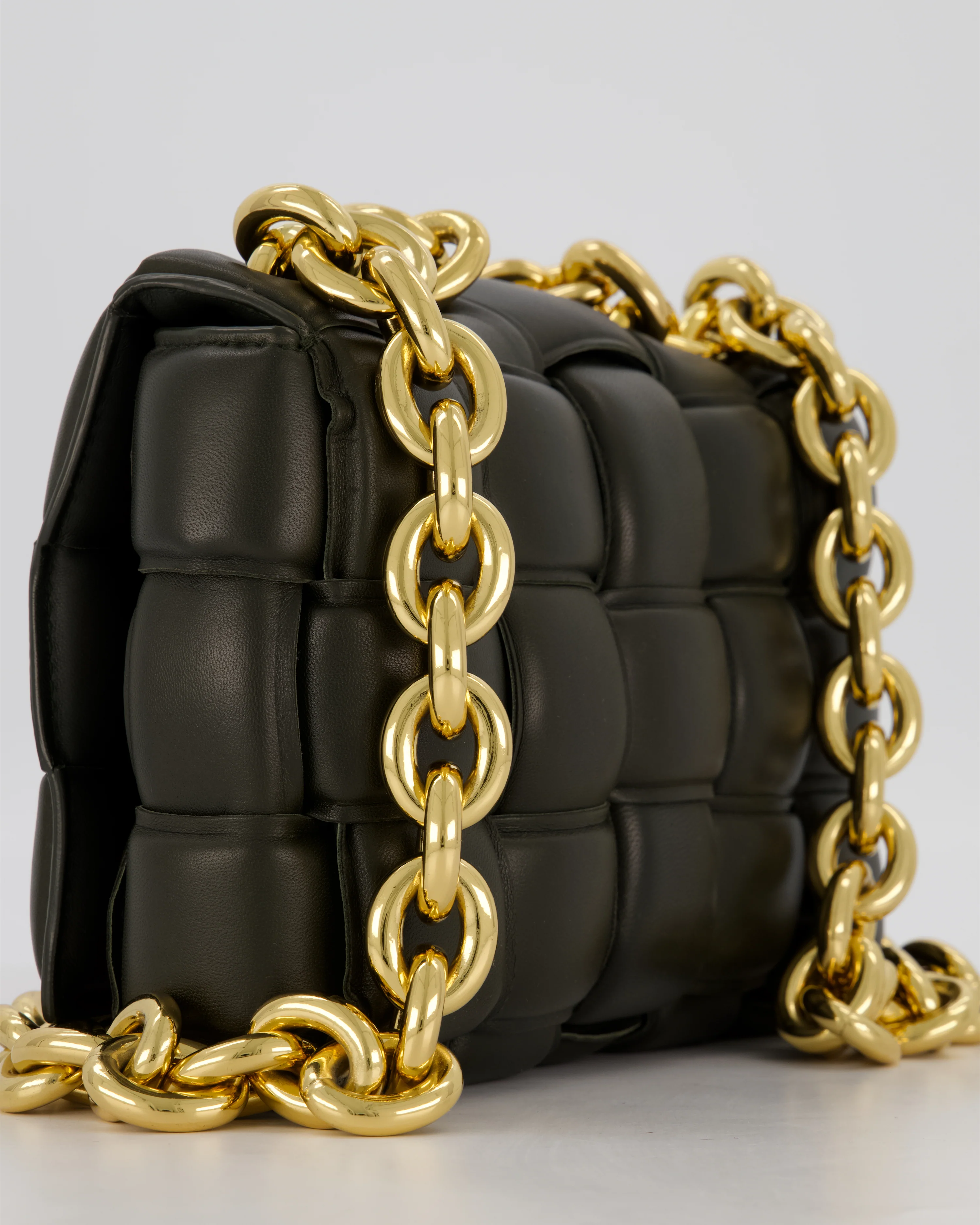 *FIRE PRICE* Bottega Veneta Khaki Green Chain Cassette Bag in Intrecciato Nappa Leather with Gold Hardware RRP £3,760 - Image 13