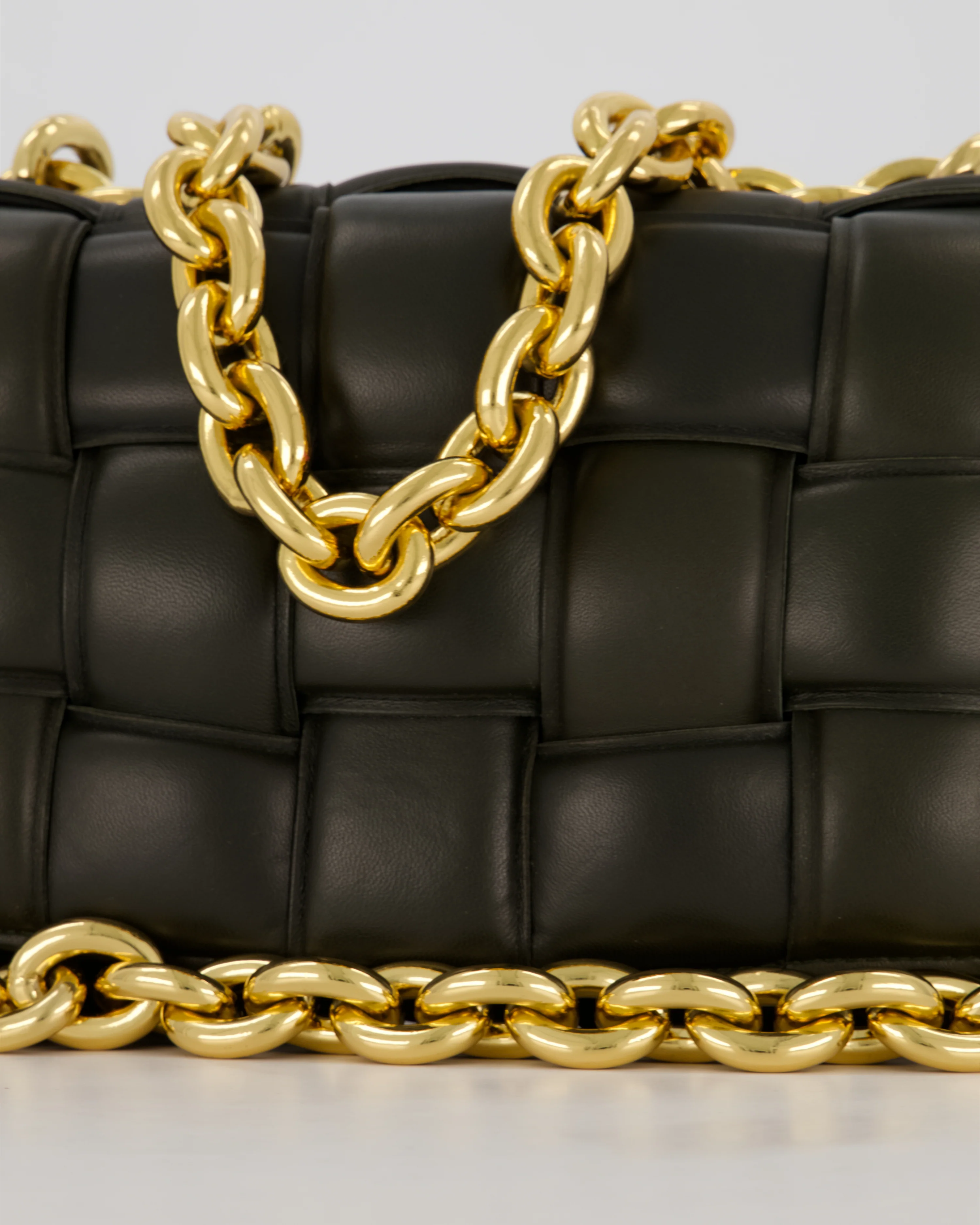 *FIRE PRICE* Bottega Veneta Khaki Green Chain Cassette Bag in Intrecciato Nappa Leather with Gold Hardware RRP £3,760 - Image 14