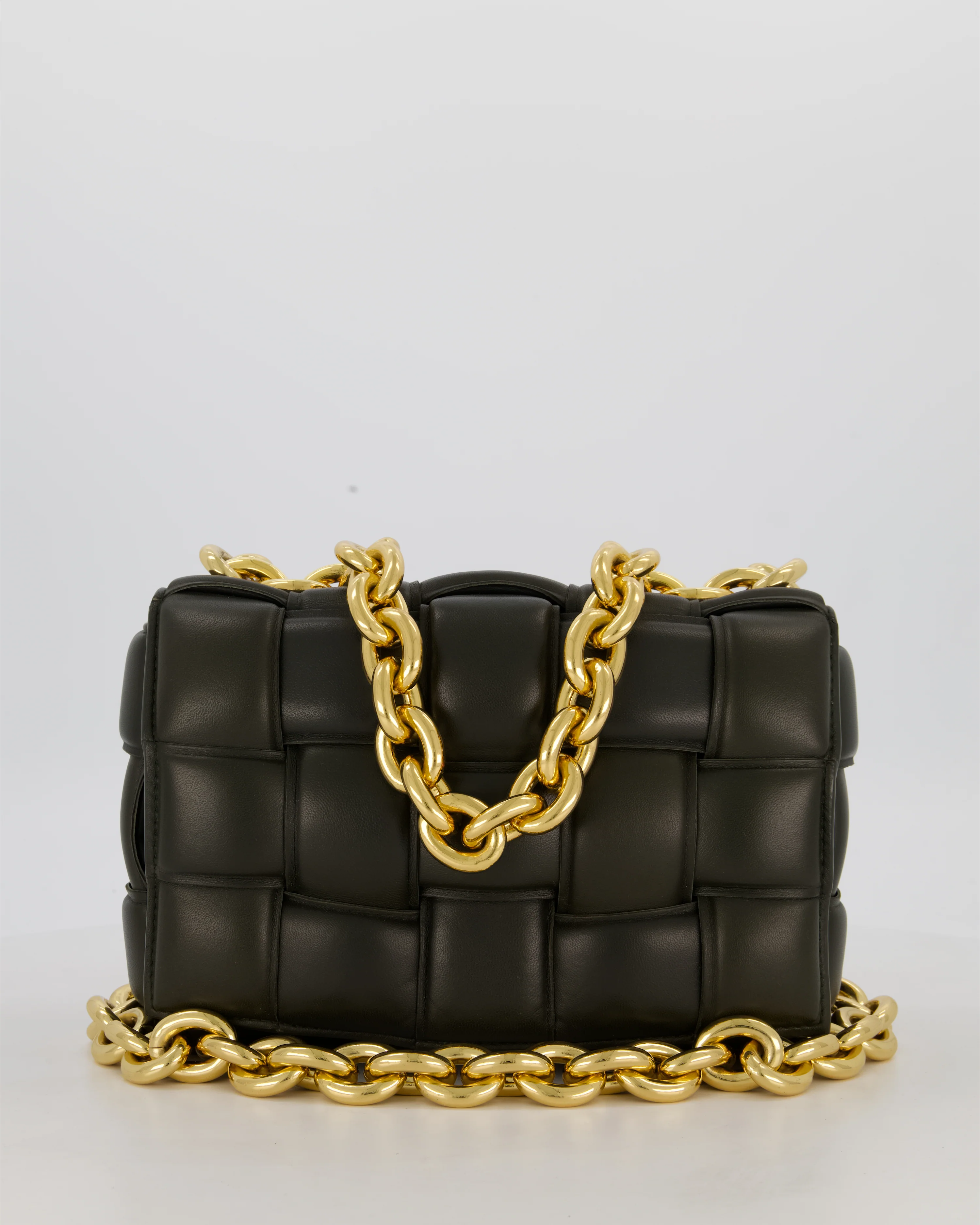 *FIRE PRICE* Bottega Veneta Khaki Green Chain Cassette Bag in Intrecciato Nappa Leather with Gold Hardware RRP £3,760 - Image 20