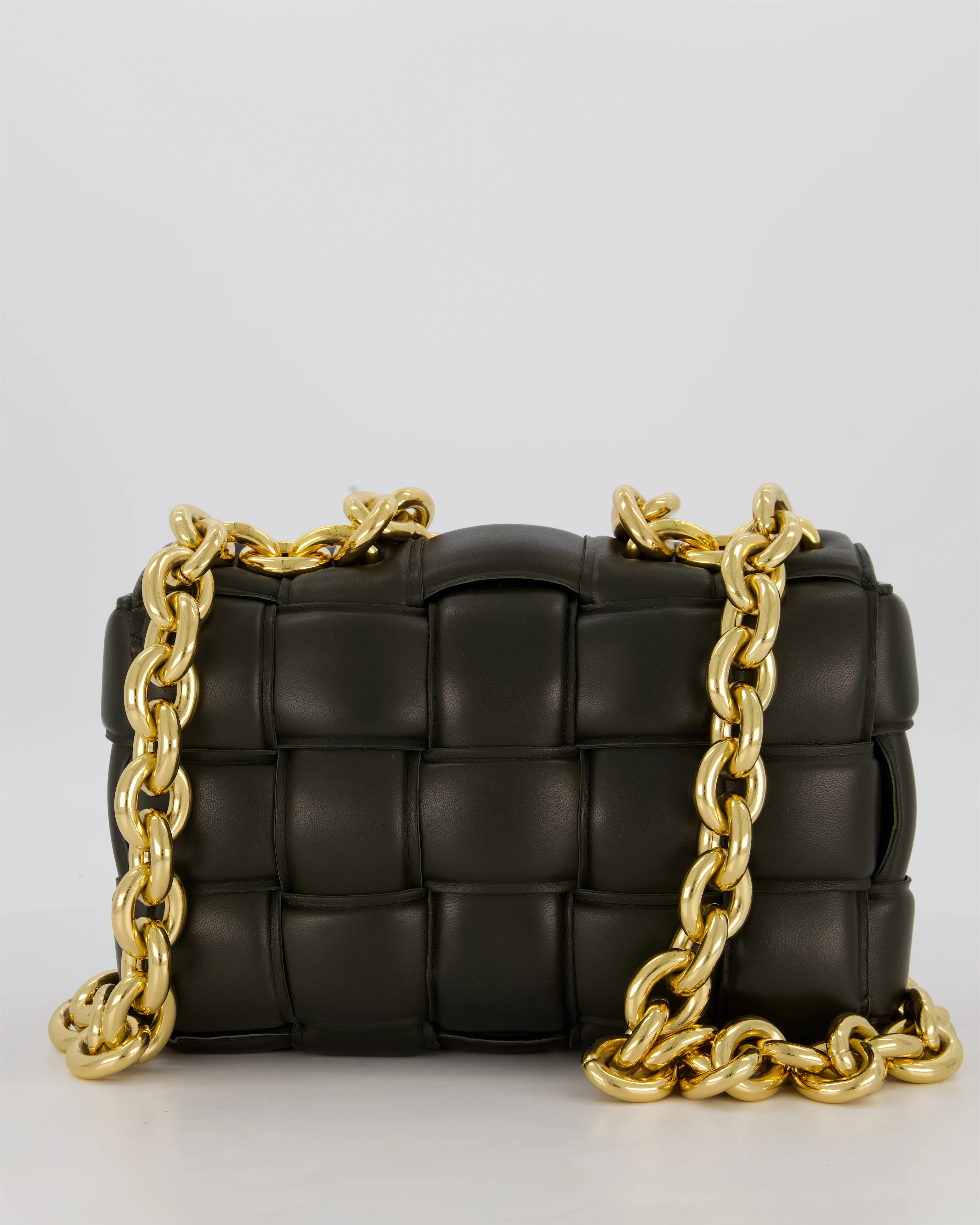 *FIRE PRICE* Bottega Veneta Khaki Green Chain Cassette Bag in Intrecciato Nappa Leather with Gold Hardware RRP £3,760 - Image 6