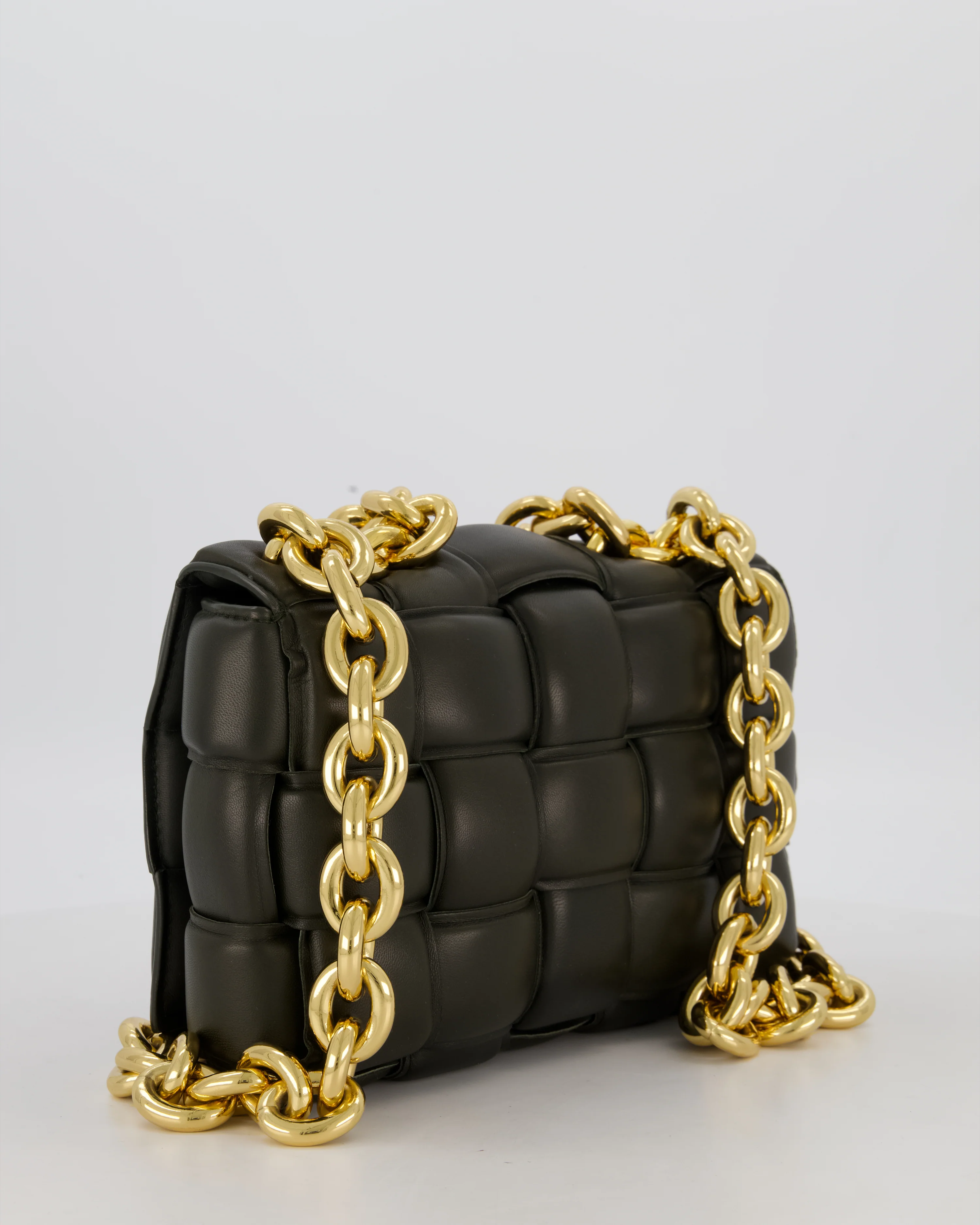 *FIRE PRICE* Bottega Veneta Khaki Green Chain Cassette Bag in Intrecciato Nappa Leather with Gold Hardware RRP £3,760 - Image 7