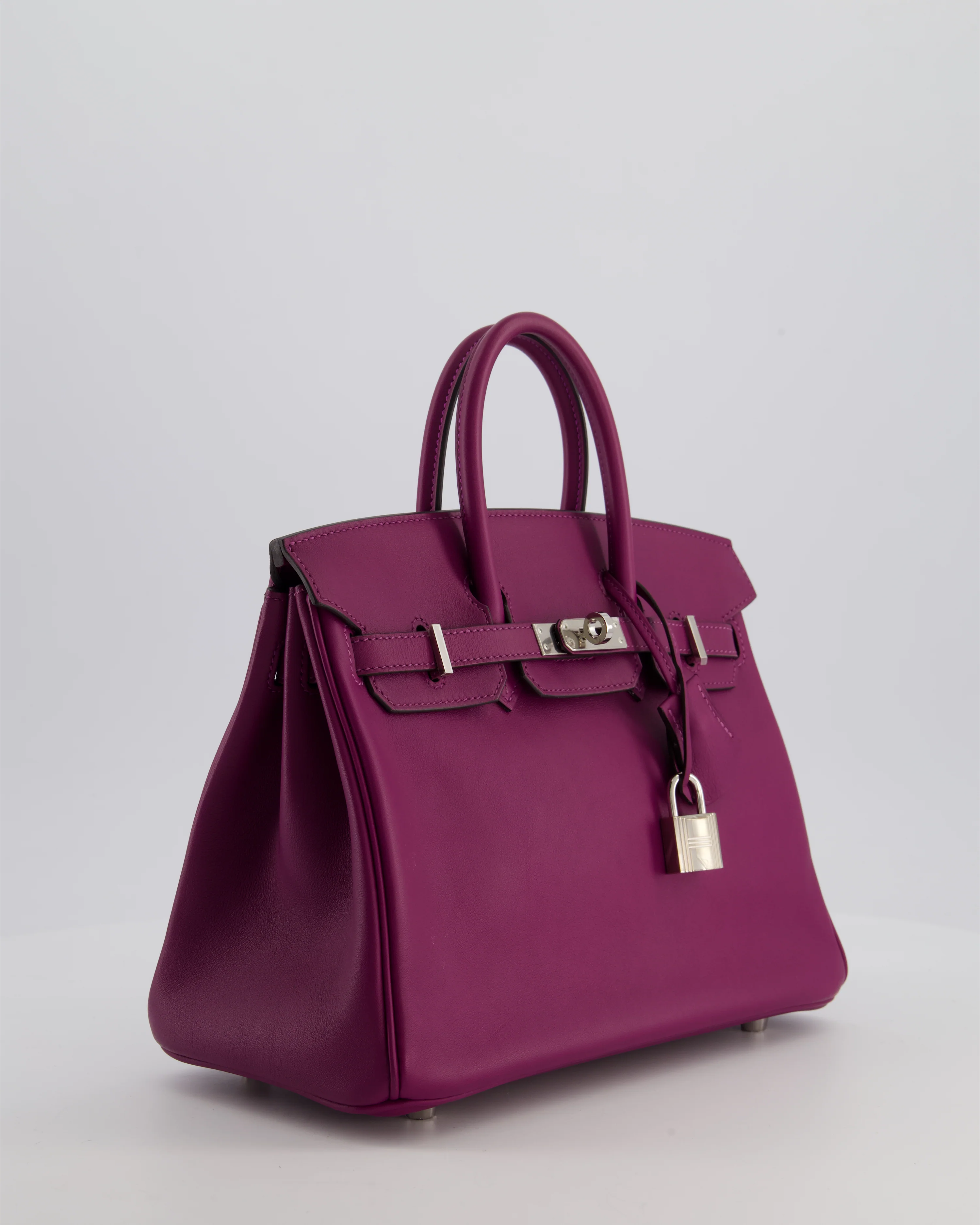 *FIRE PRICE* Hermès Birkin 25 Retourne Bag in Anemone Swift Leather with Palladium Hardware - Image 3