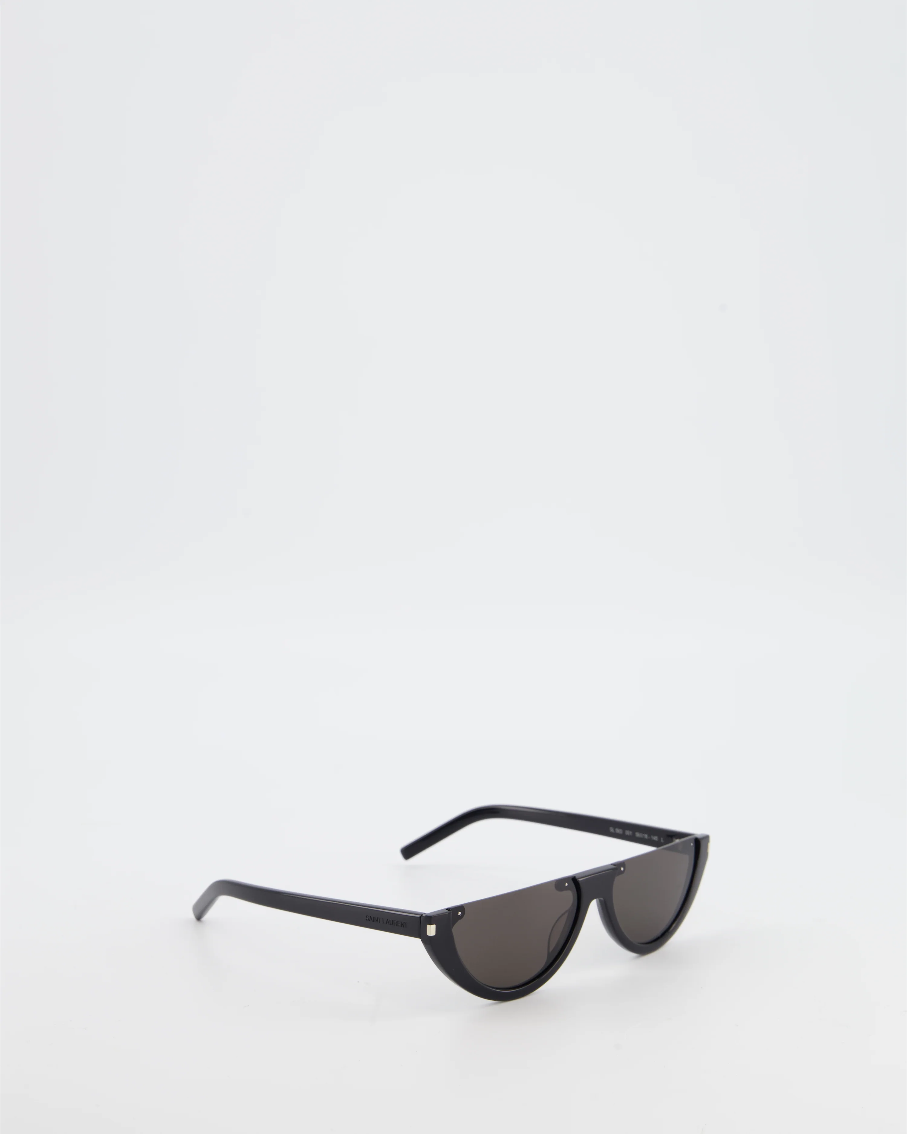 Saint Laurent Black Half-Moon Sunglasses - Image 2