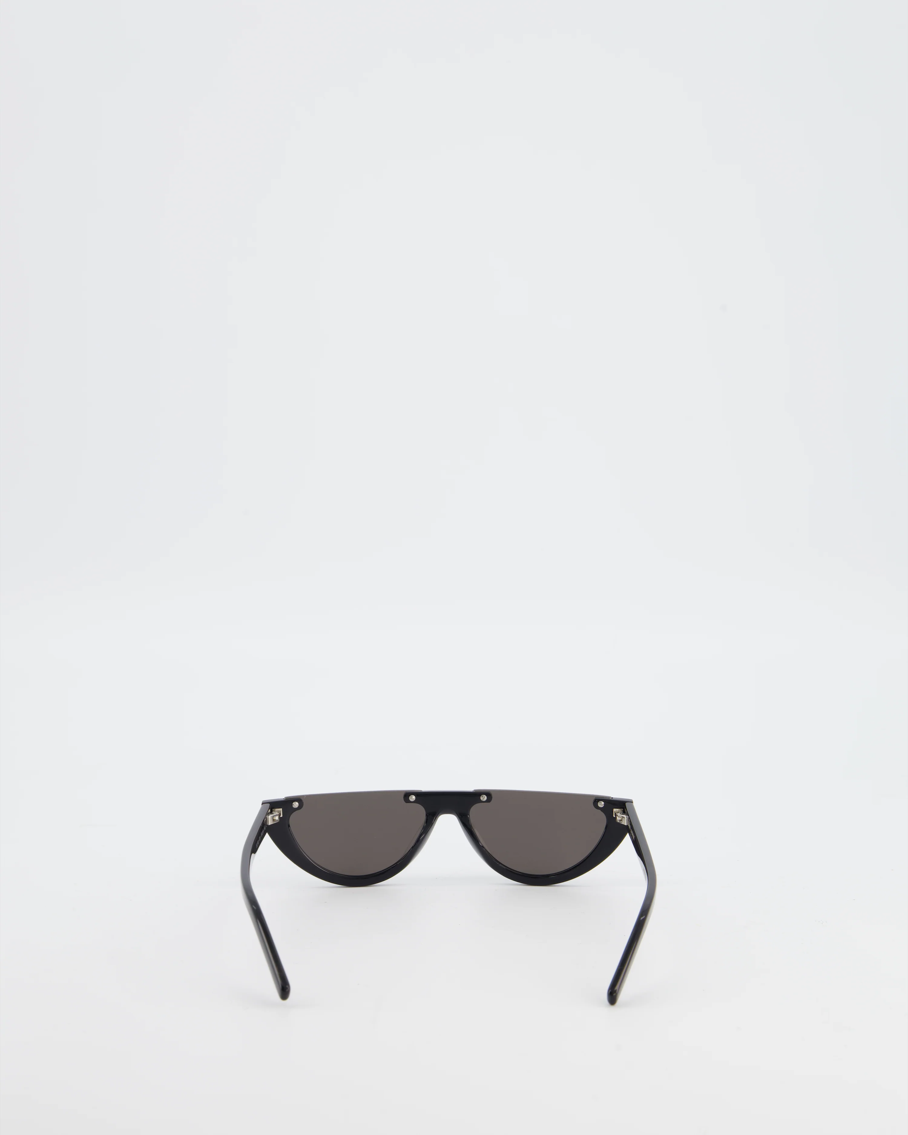 Saint Laurent Black Half-Moon Sunglasses - Image 5
