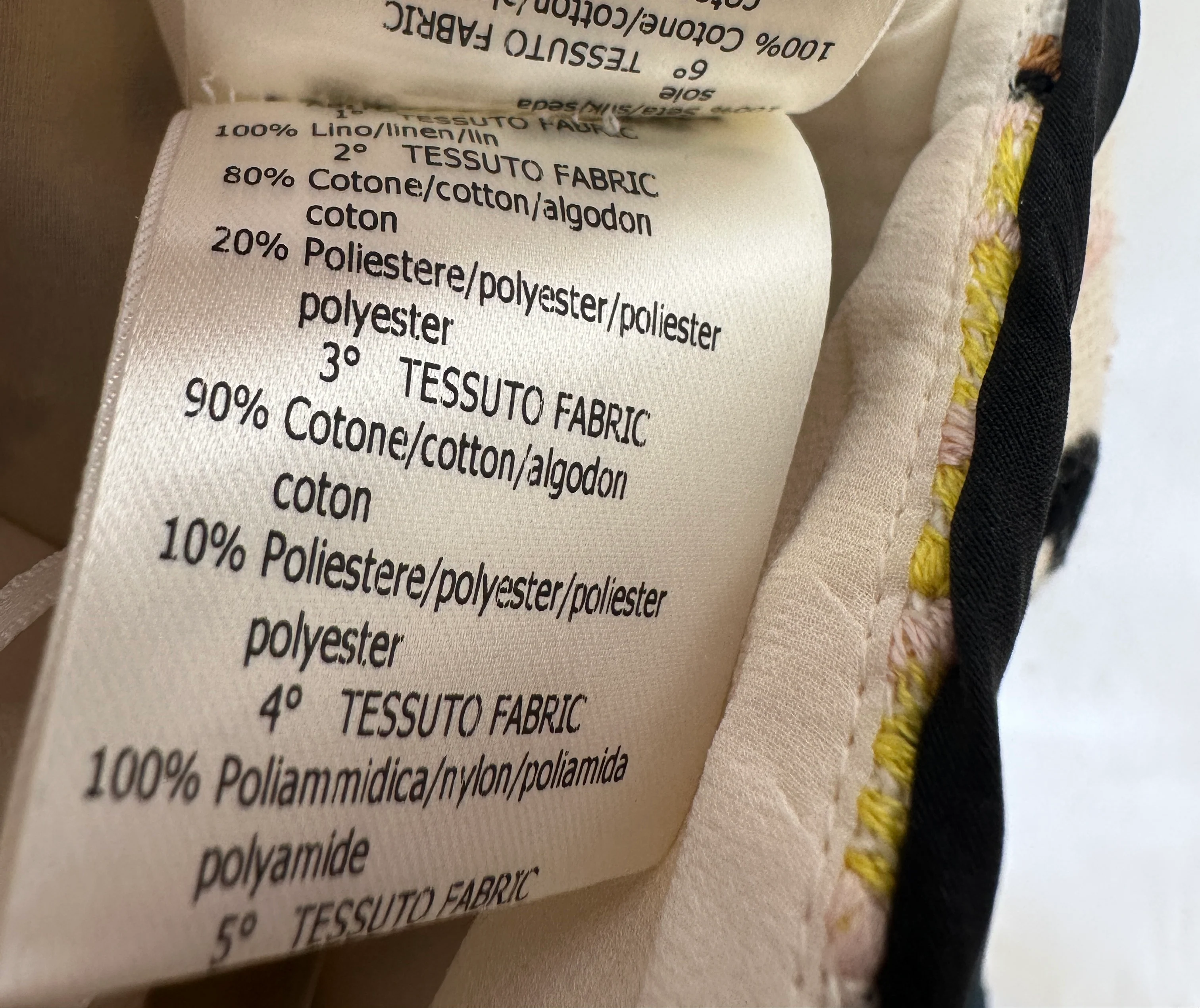 Giambattista Valli Lace & Floral Embroidery Yellow, Pink, Black Strapless Mini Dress size IT 40 (UK 8) - Image 15