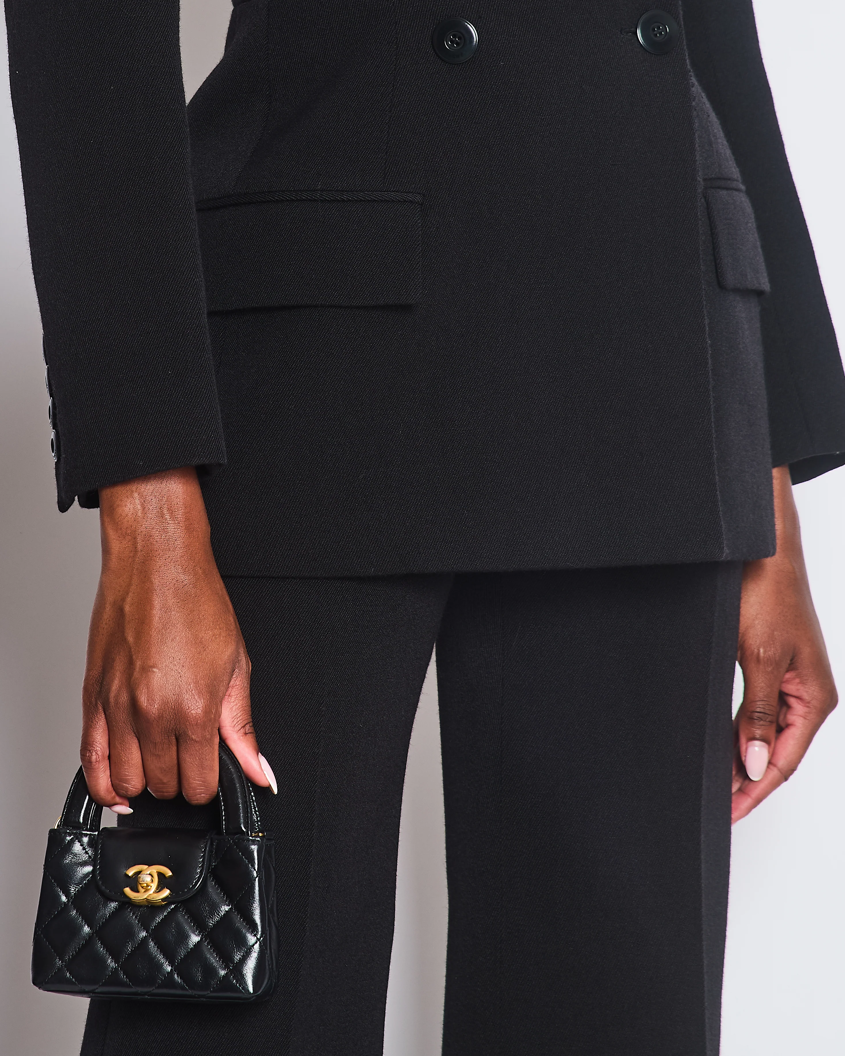 Givenchy Black Embellished Collar Two-Piece Suit Set Size FR 34/36 (UK 6/8) - Image 4