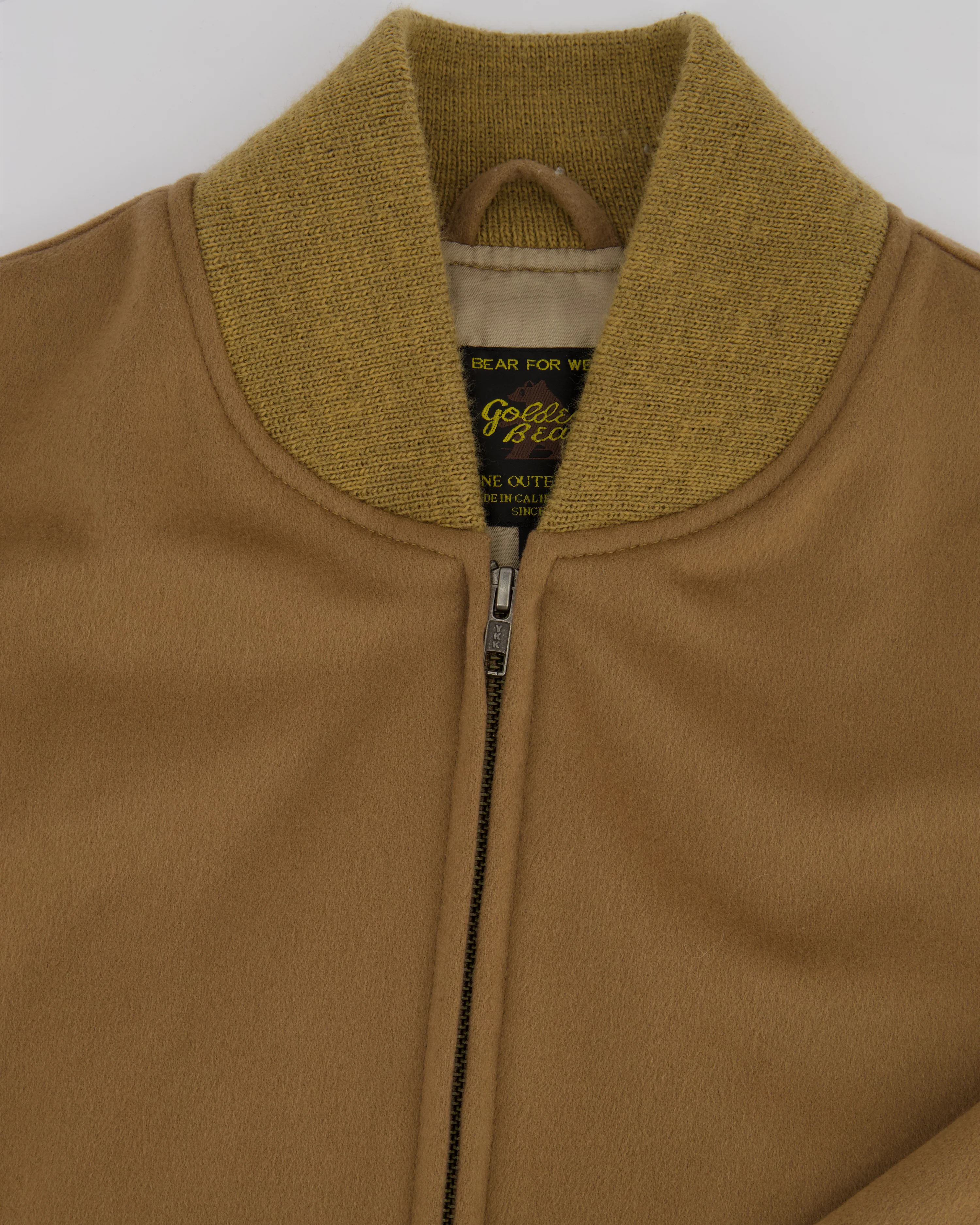 Golden Bear Menswear Brown Wool Varsity Jacket Size L (EU 52) - Image 3