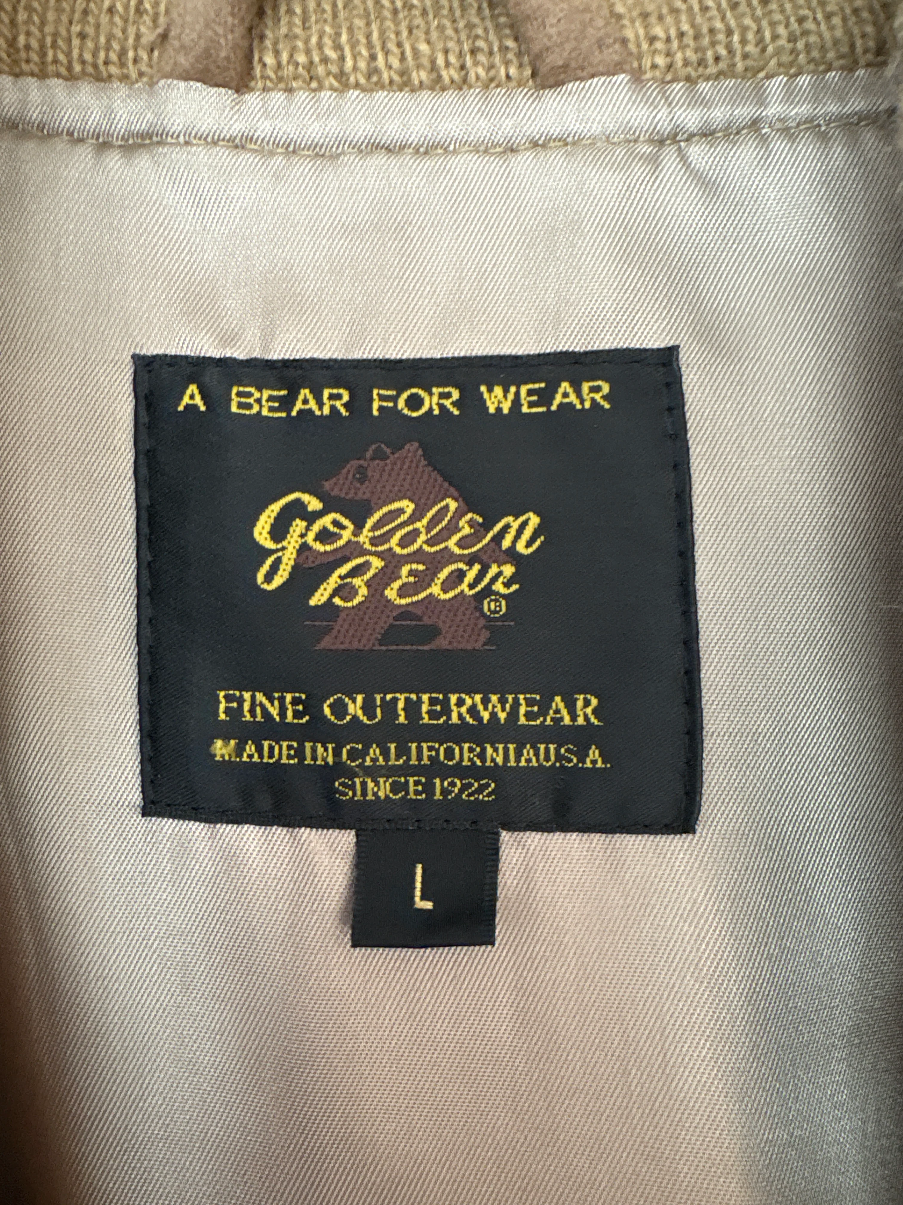 Golden Bear Menswear Brown Wool Varsity Jacket Size L (EU 52) - Image 7