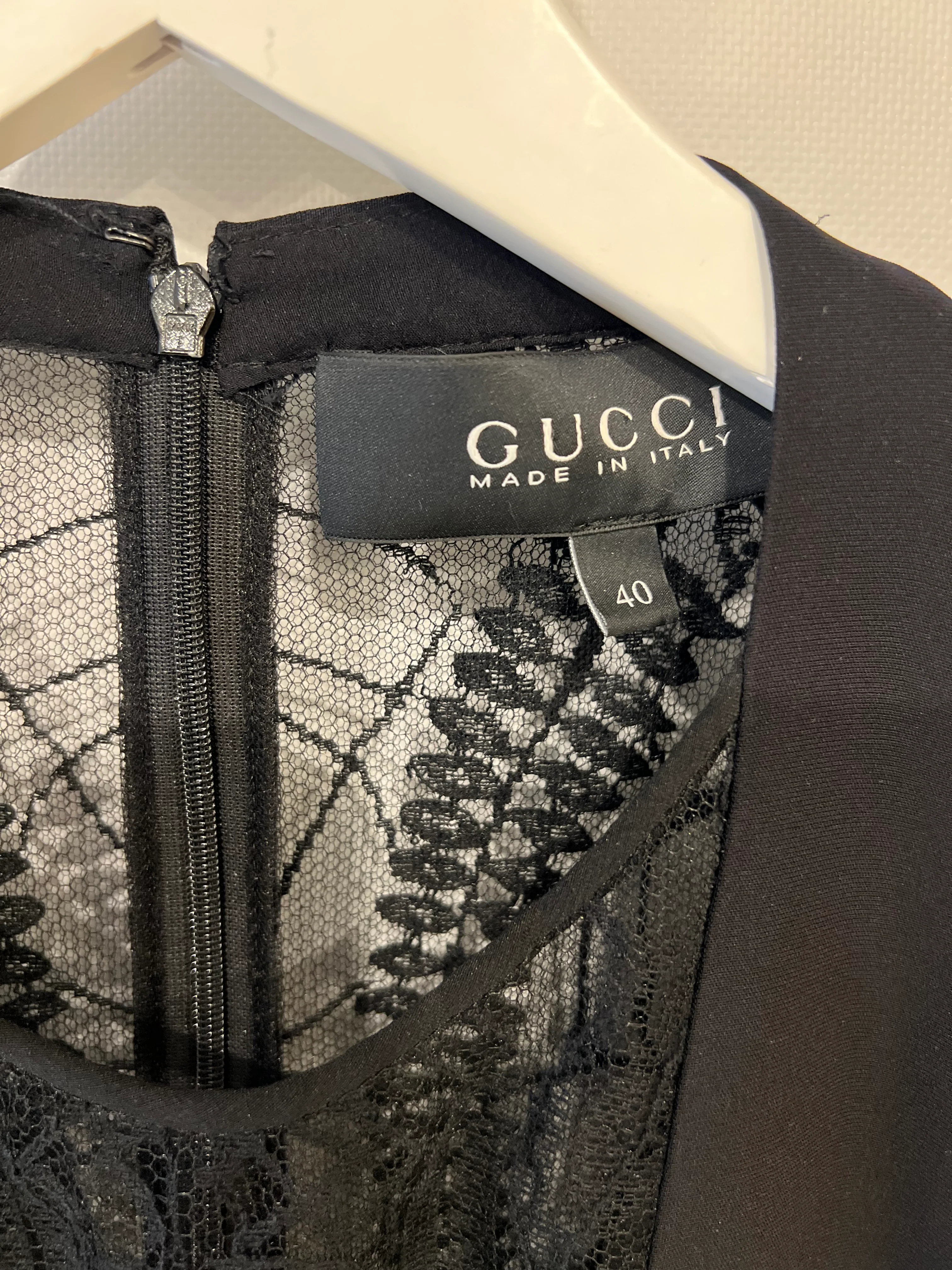 Gucci Black Laced Long Sleeve Jumpsuit IT 40 (UK 8) - Image 11