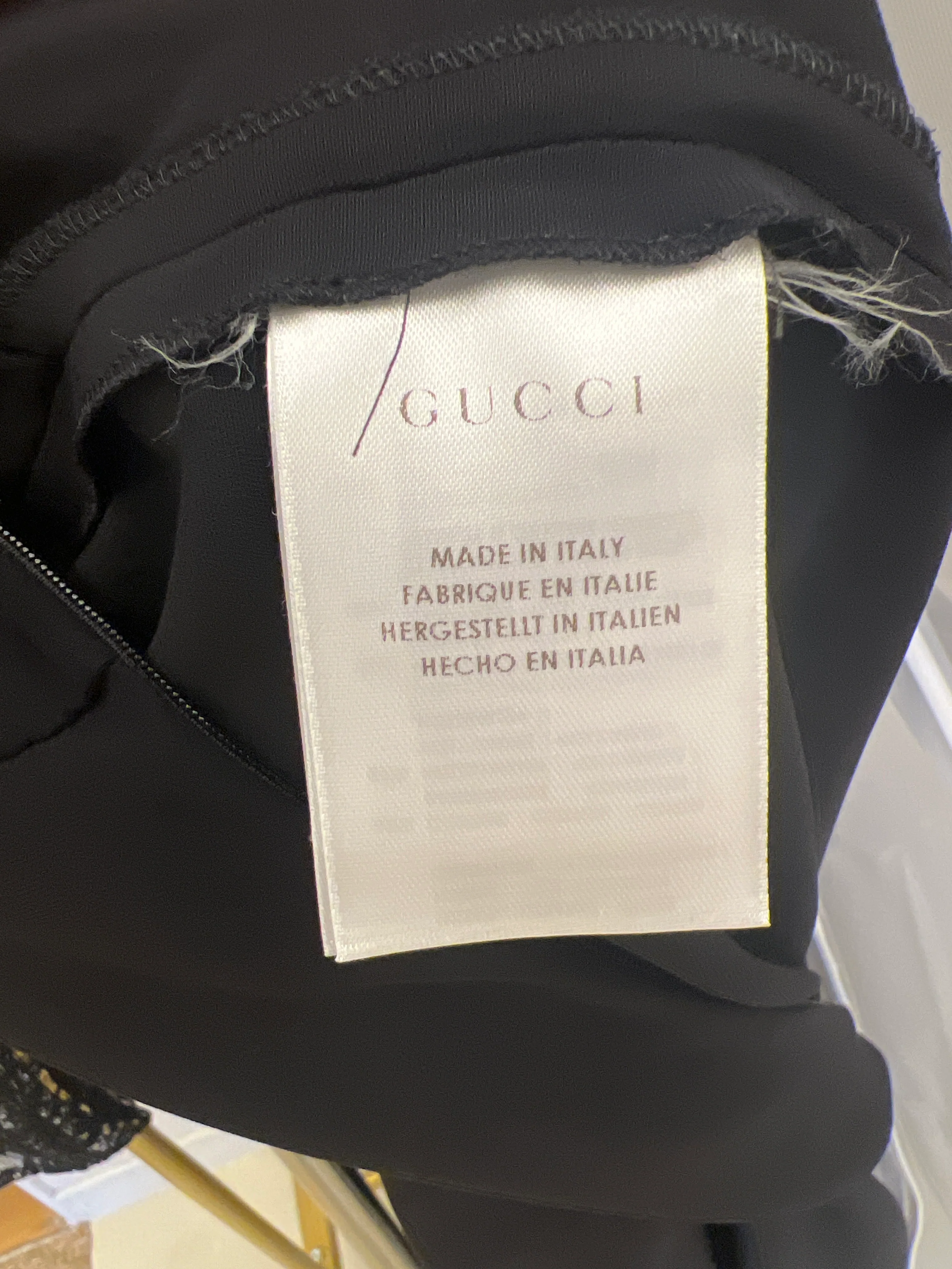 Gucci Black Laced Long Sleeve Jumpsuit IT 40 (UK 8) - Image 14