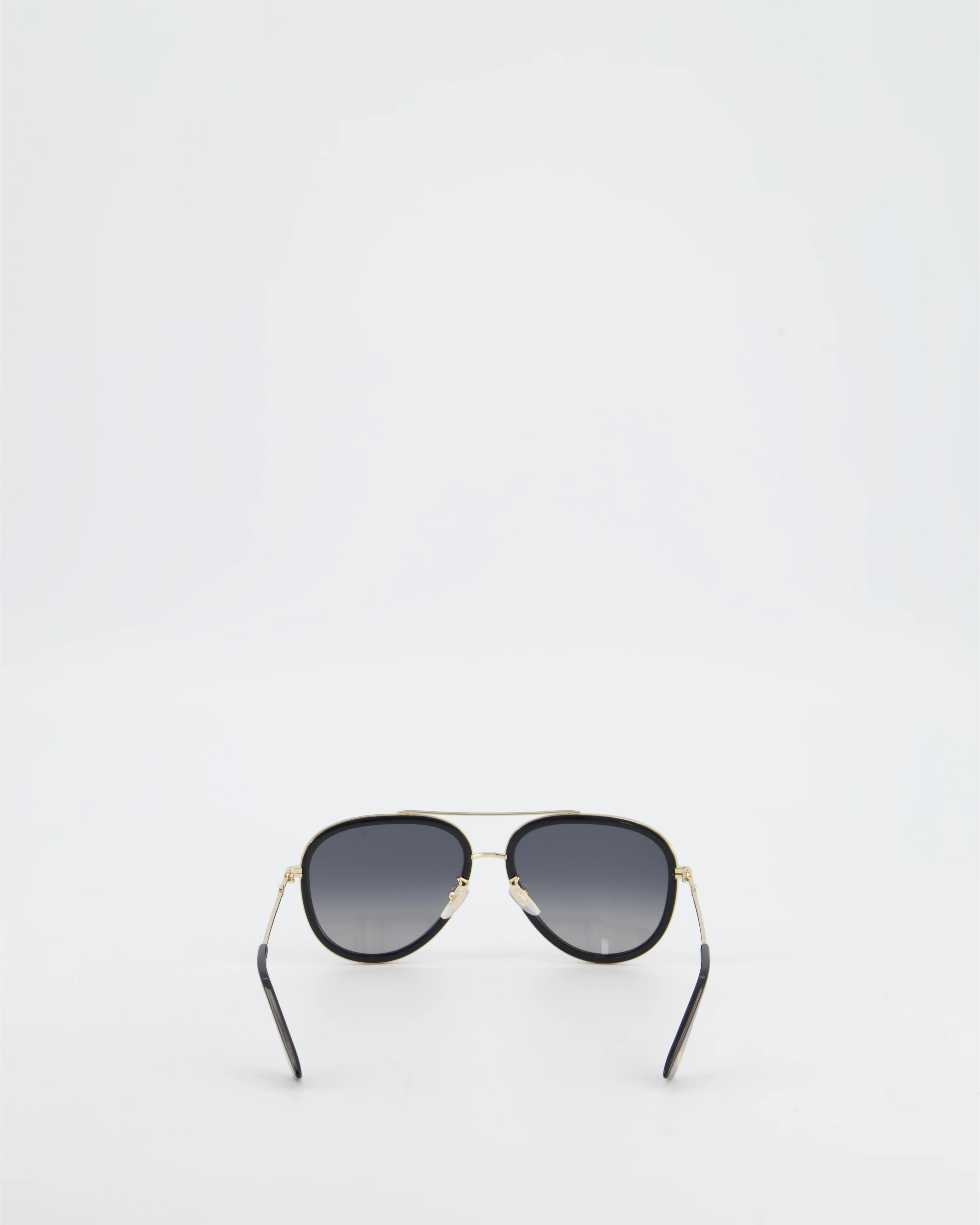 Gucci Gradient Aviator Sunglasses with Black & Gold Frame - Image 5