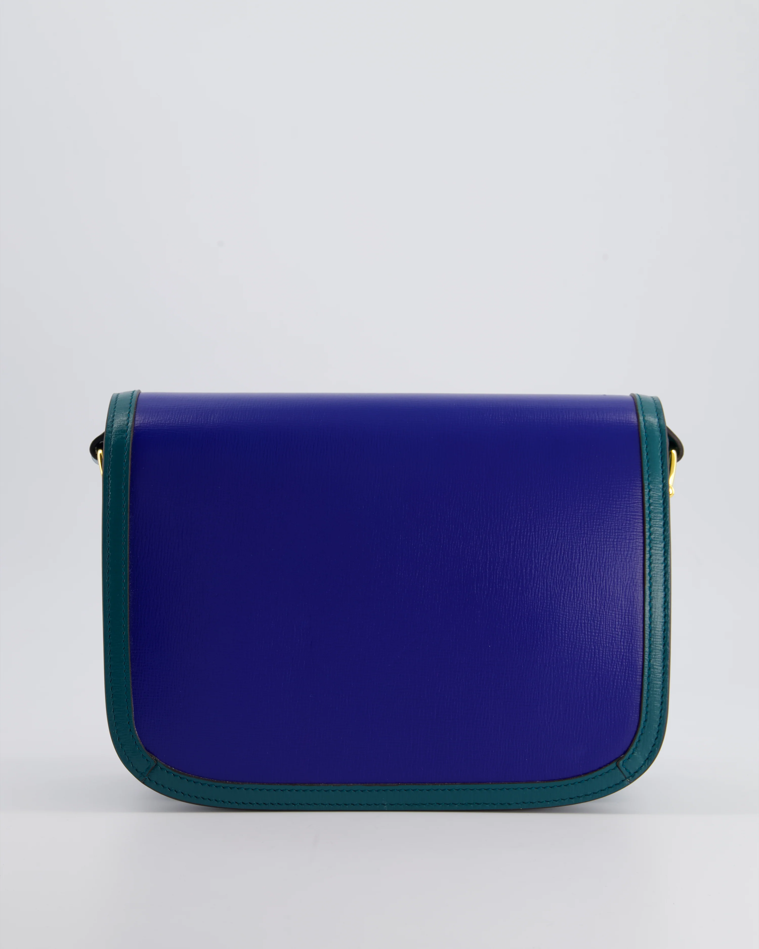 Gucci Horsebit 1955 Small Shoulder Bag in Blue and Green with Gold Hardware RRP £2,650 - Image 6
