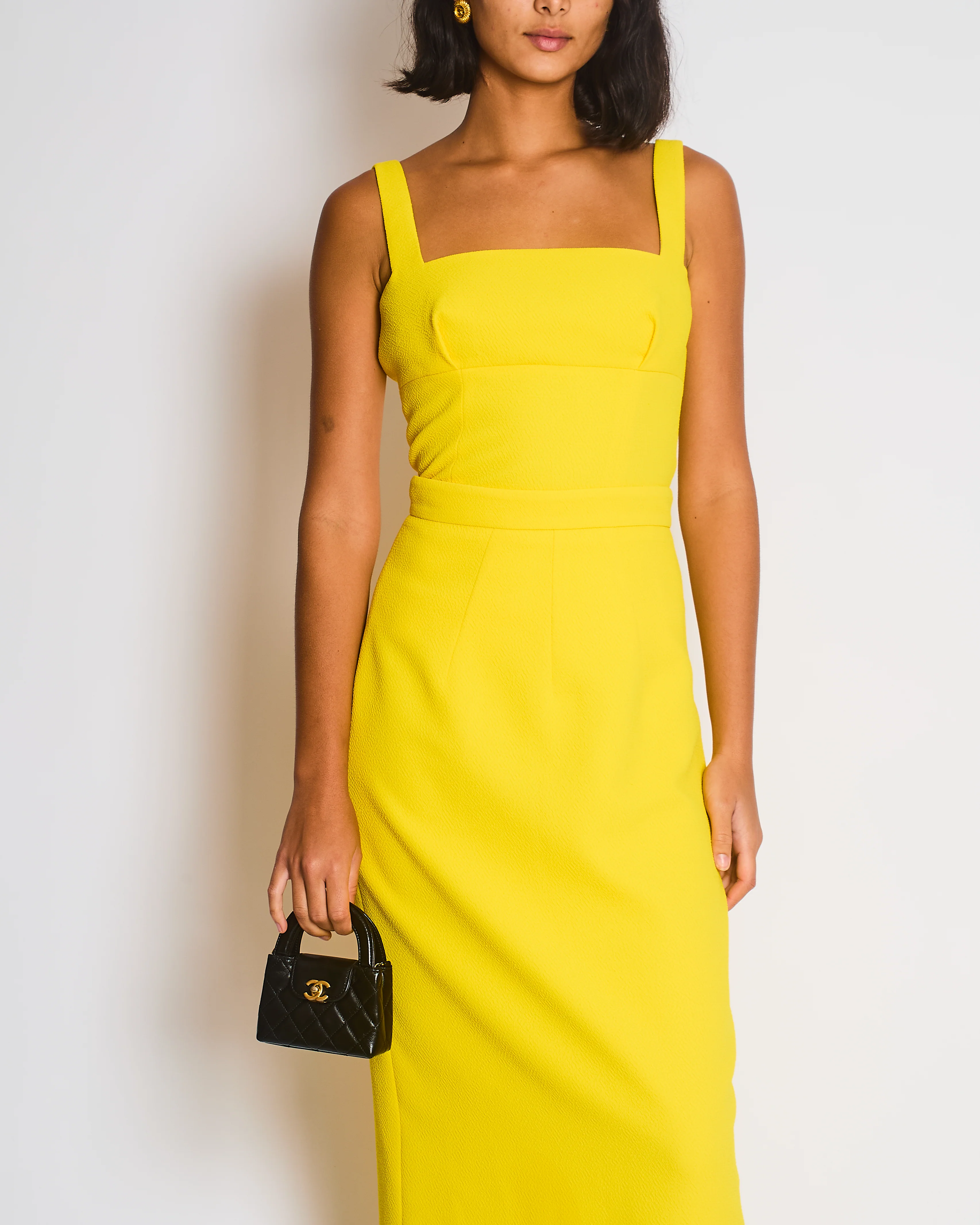 Emilia Wickstead Yellow Top and Skirt Set Size FR 36 (UK 8) - Image 3