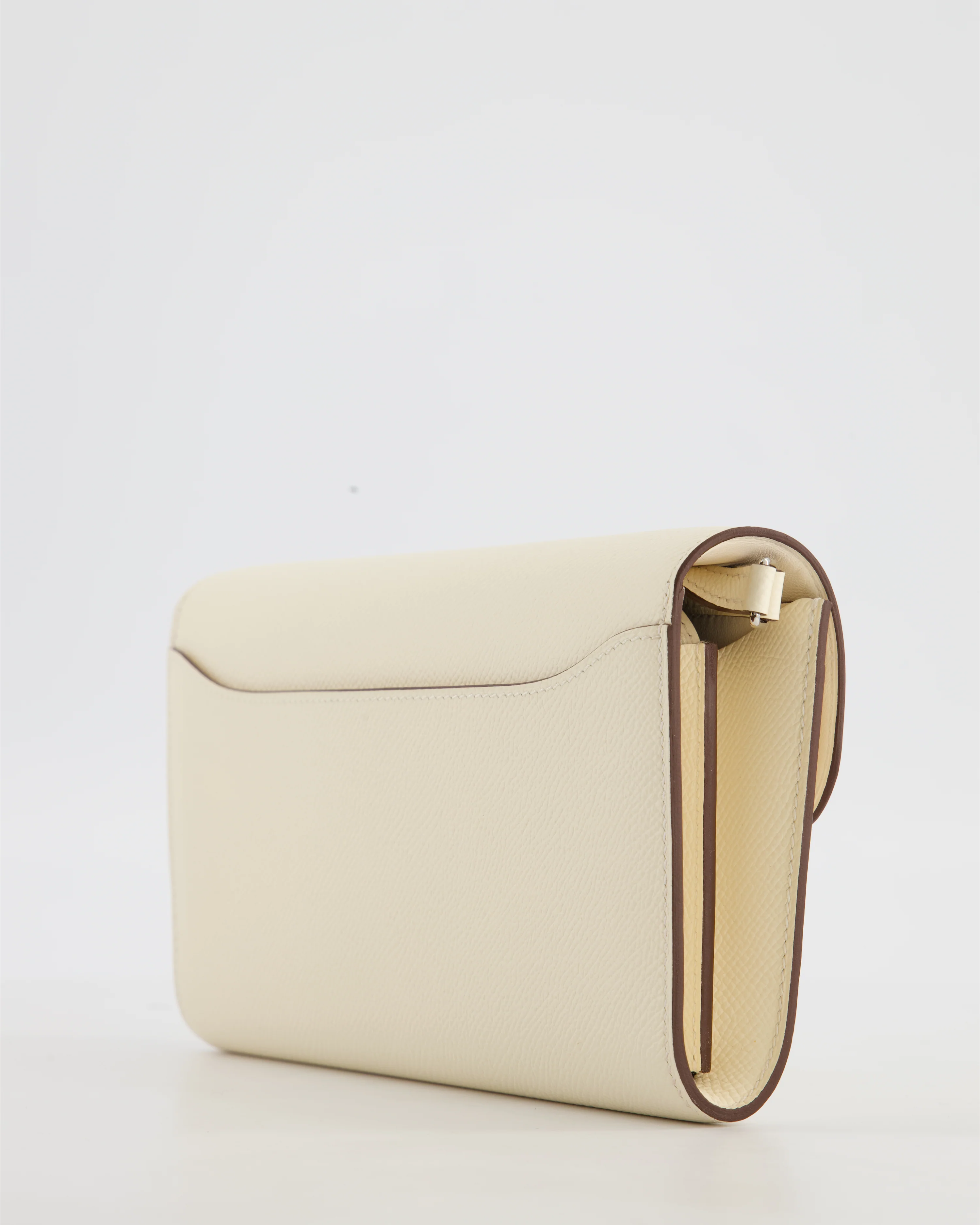 Hermès Constance To Go Bag in Nata Epsom Leather with Jaune Citron Enamel Hardware - Image 13