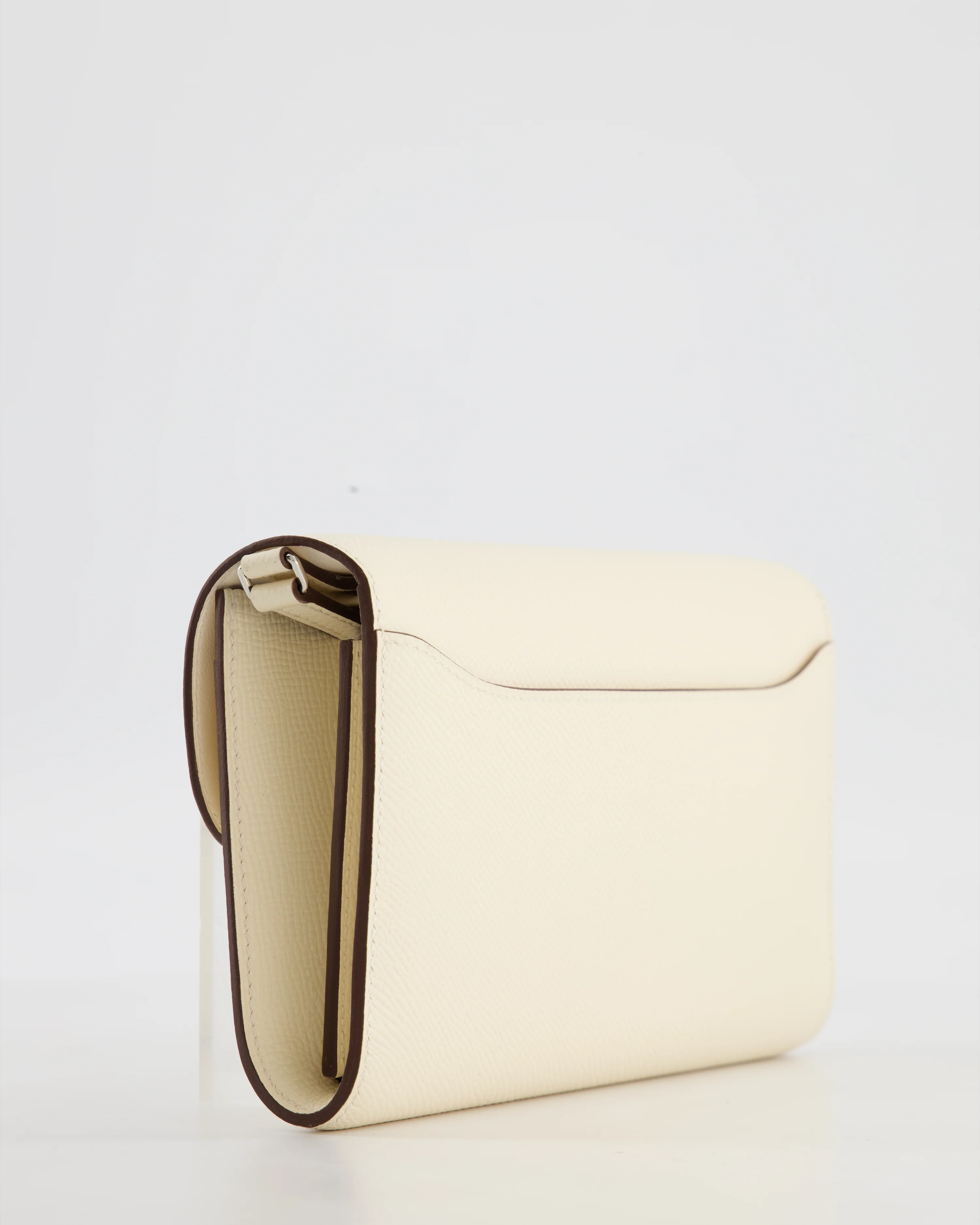 Hermès Constance To Go Bag in Nata Epsom Leather with Jaune Citron Enamel Hardware - Image 14