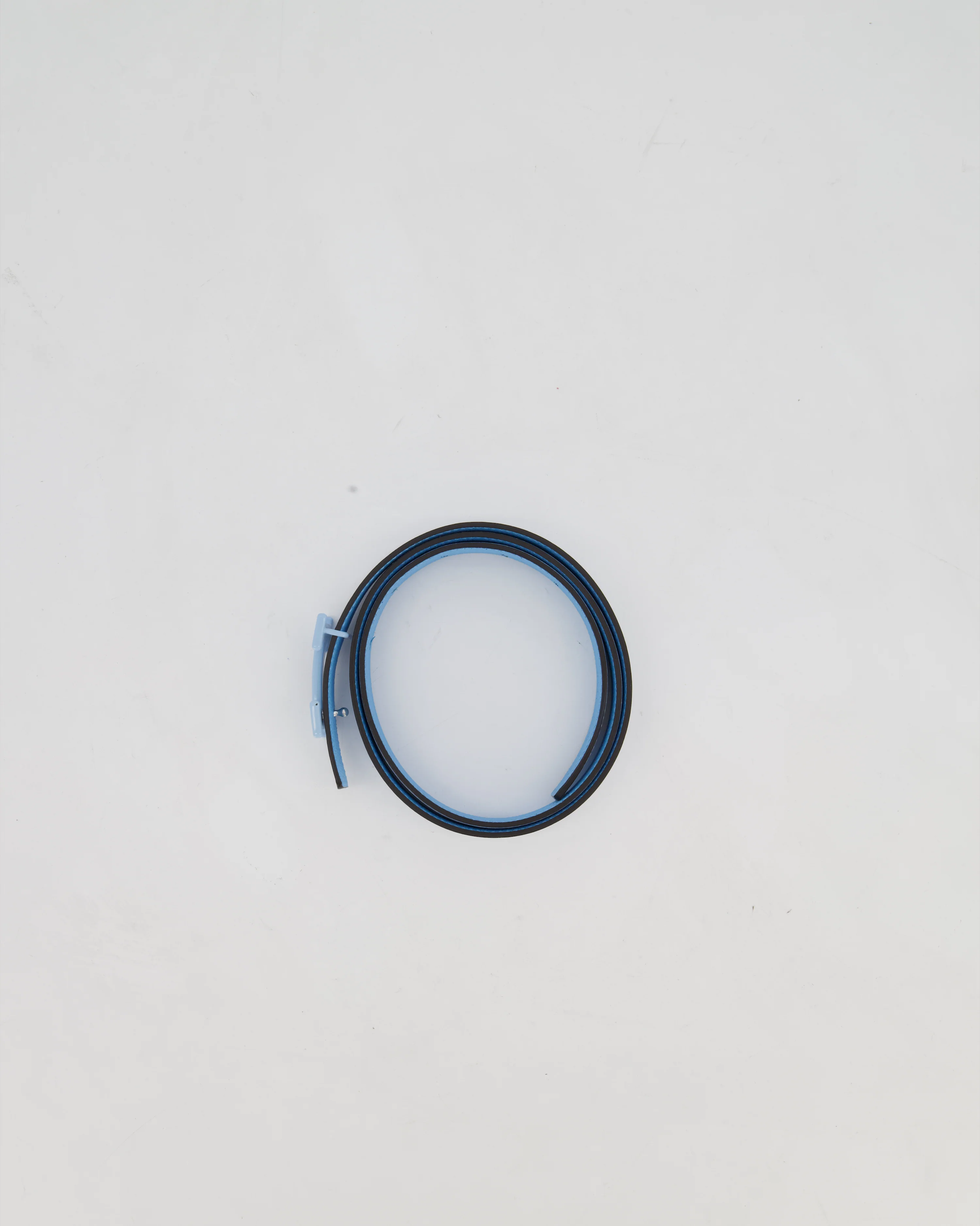 Hermès H Belt in Bleu Brume/Bleu Celeste Swift Leather Size 80cm - Image 5