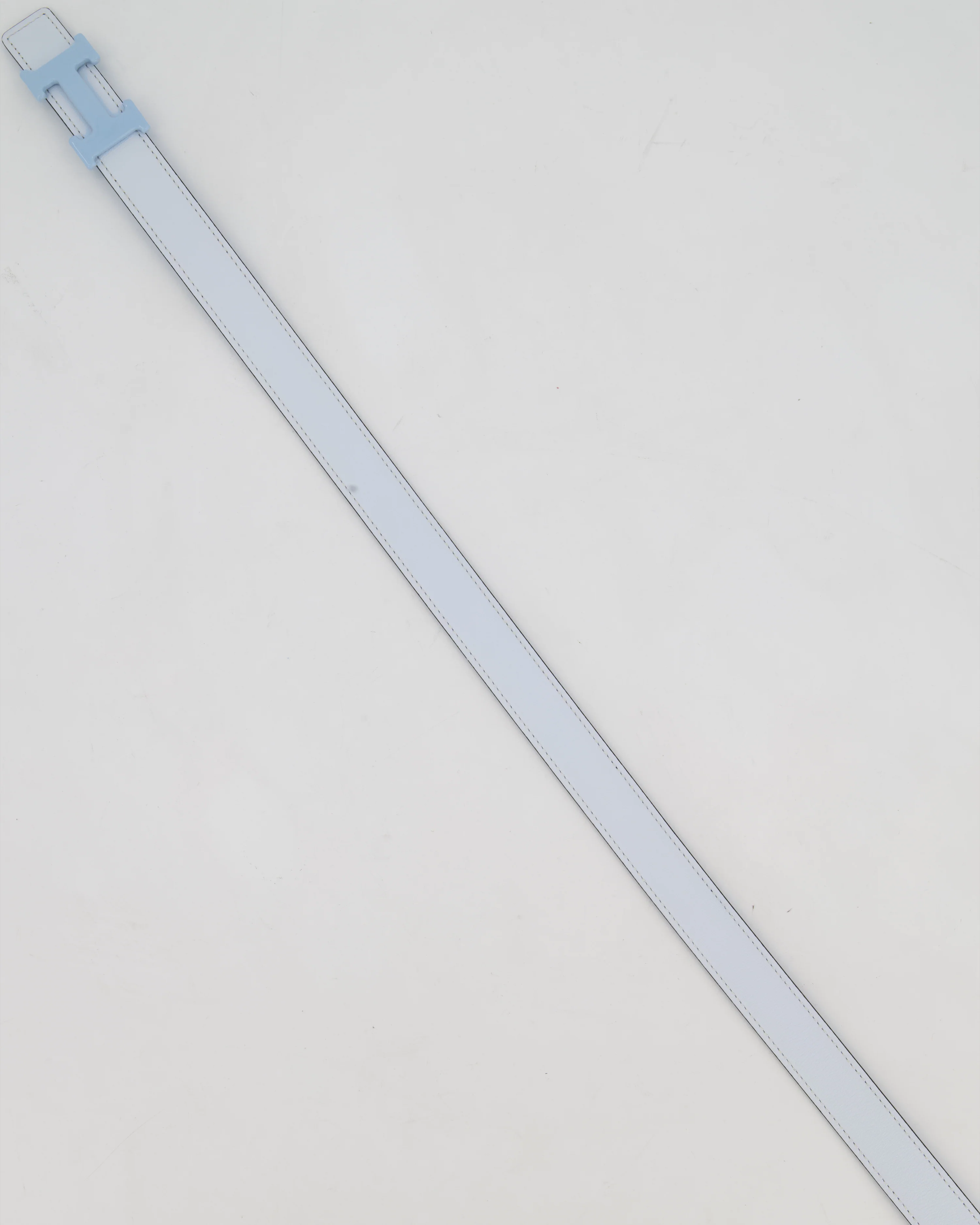 Hermès H Belt in Bleu Brume/Bleu Celeste Swift Leather Size 80cm - Image 6