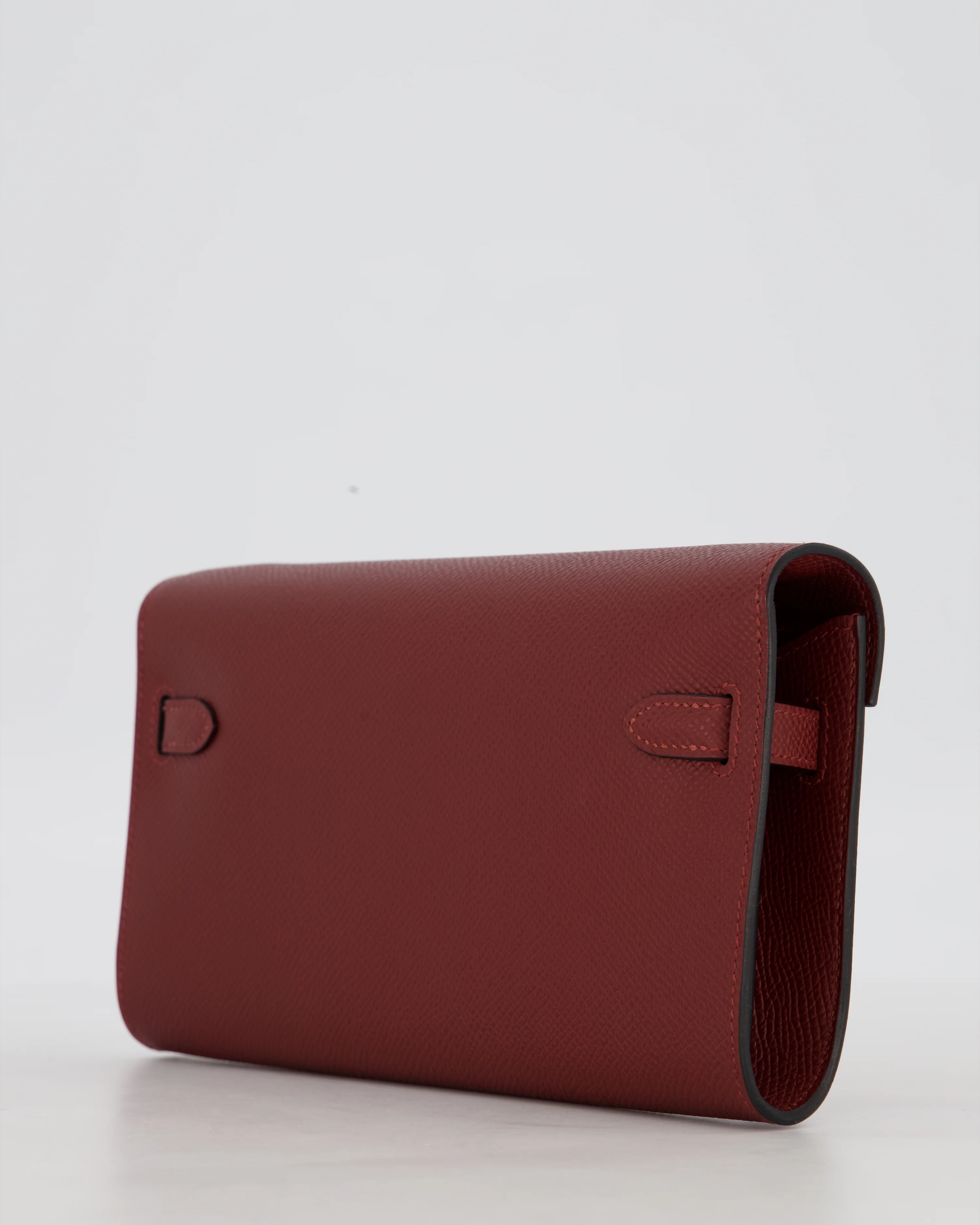 Hermès Kelly To Go Bag in Rouge H Epsom Leather with Palladium Hardware - Image 14