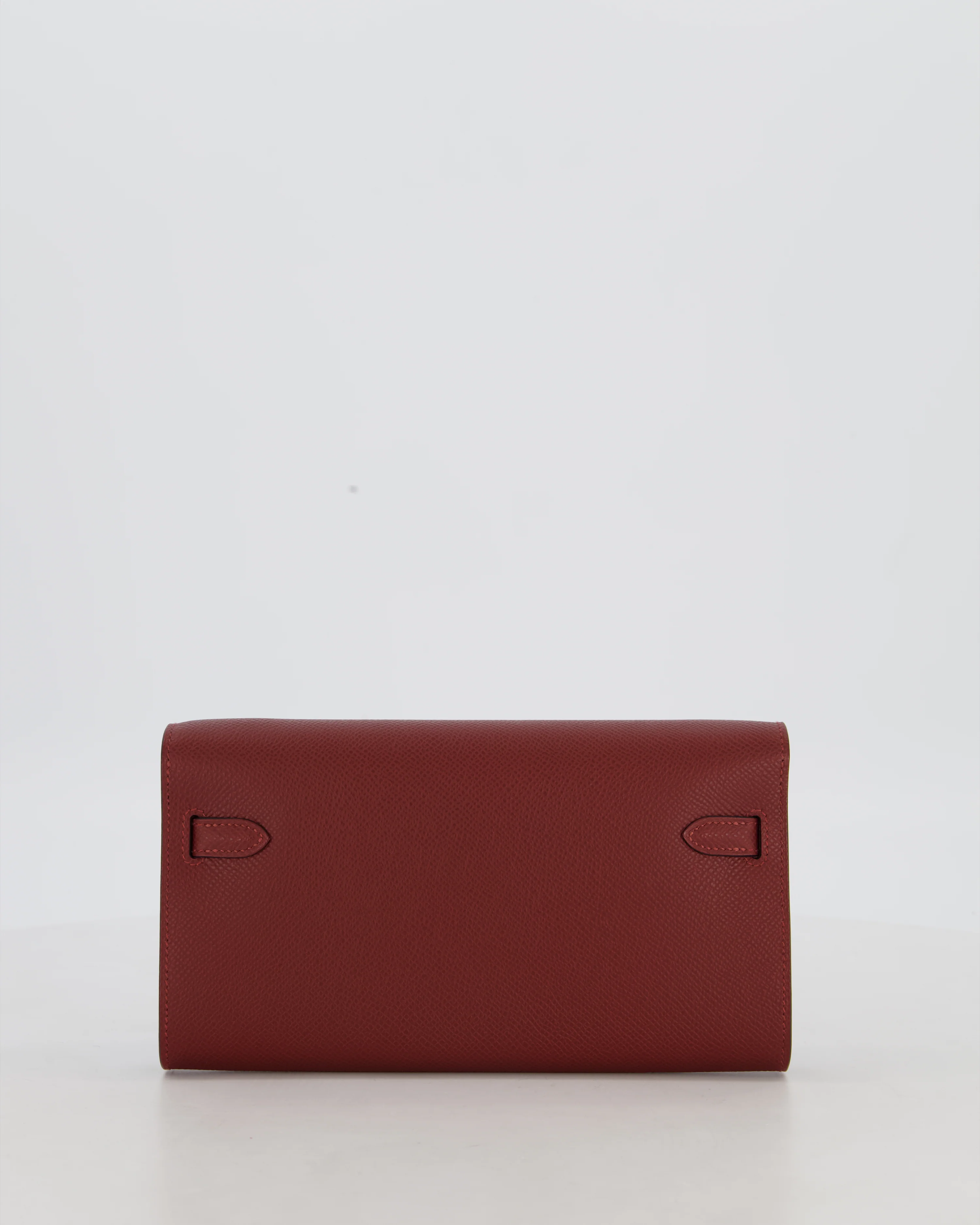 Hermès Kelly To Go Bag in Rouge H Epsom Leather with Palladium Hardware - Image 8
