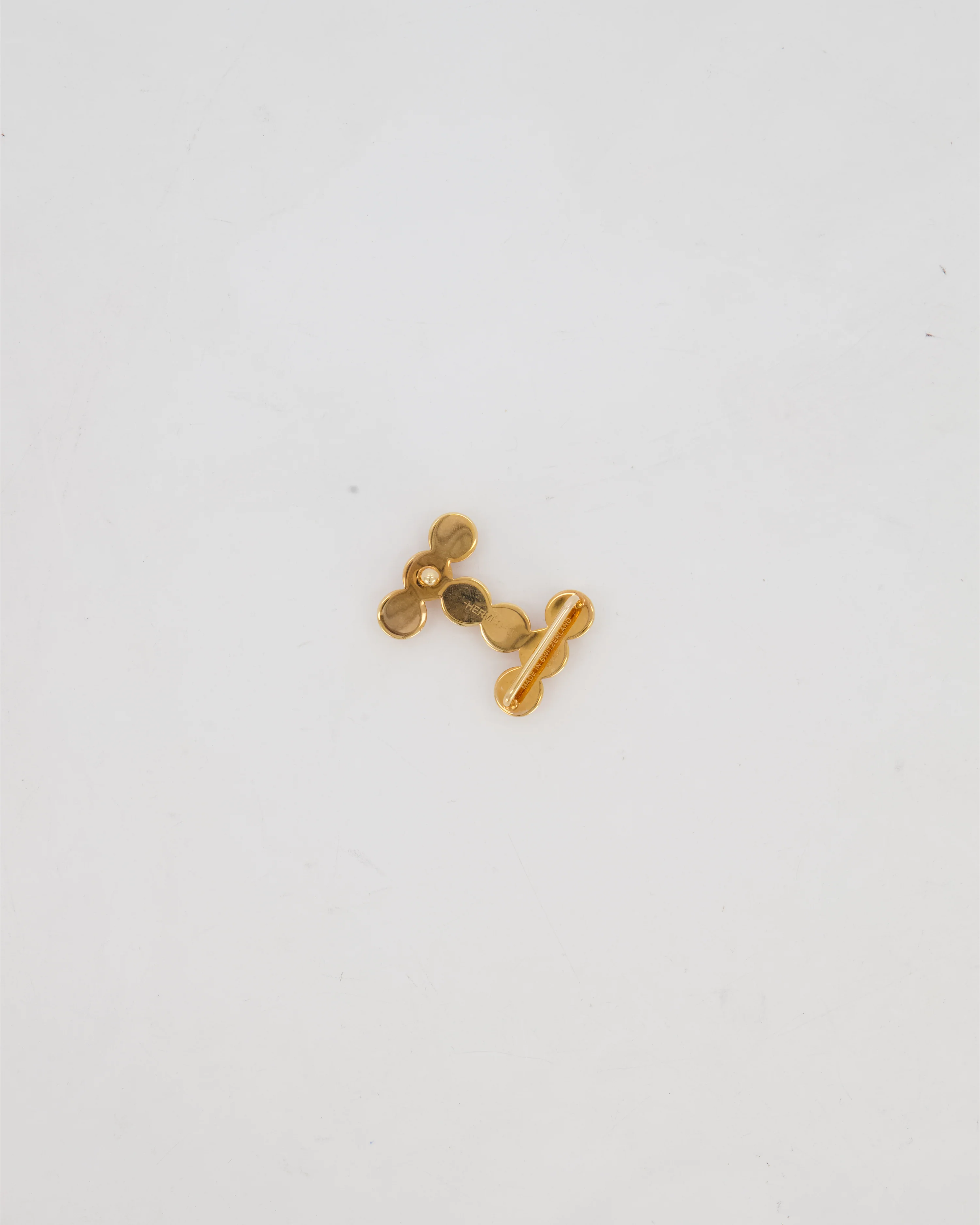 Hermès Rose Gold H Logo Buckle 4cm x 3cm - Image 2