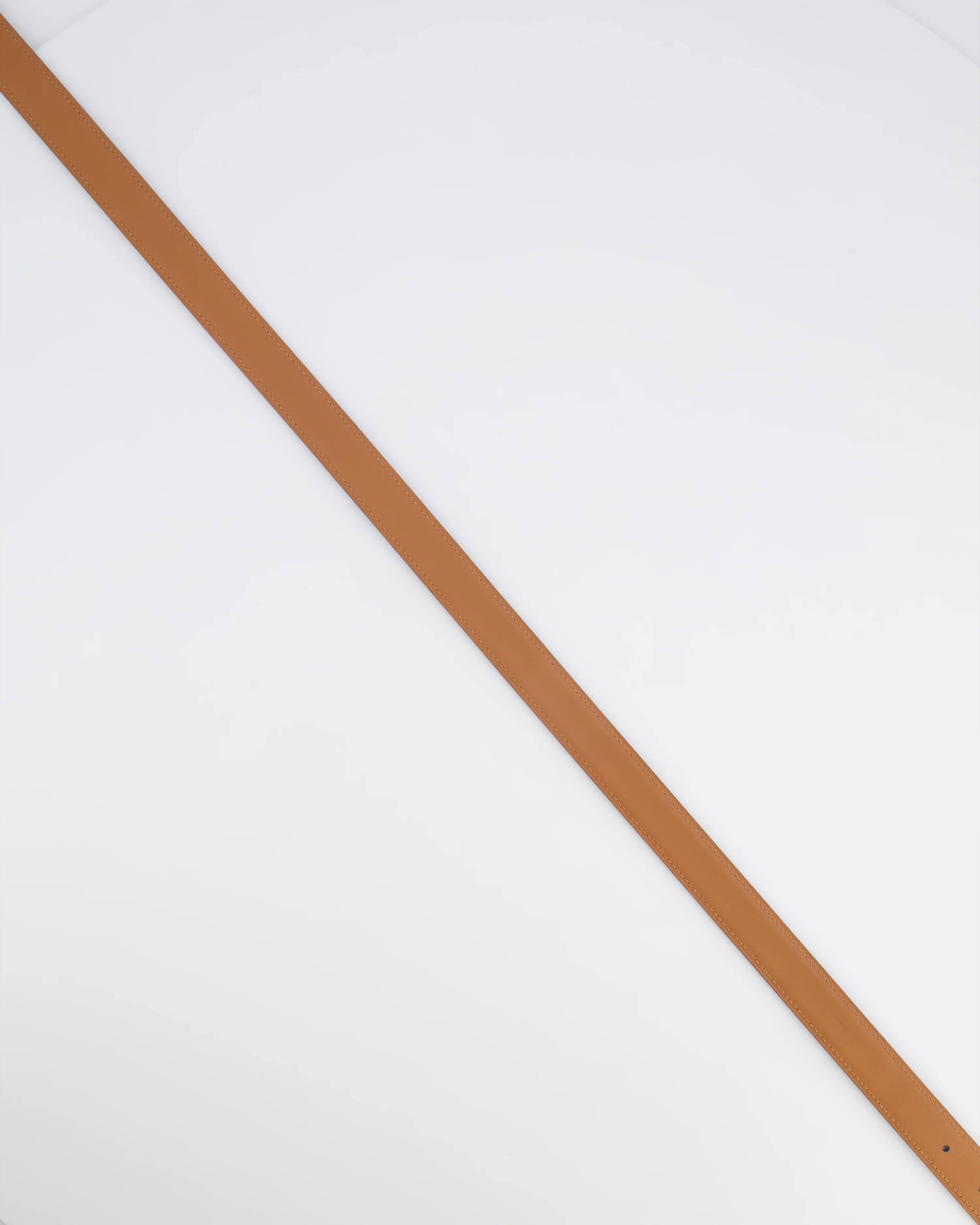 Hermès Au Carré Reversible Belt in Green and Navy with Gold Interior and Palladium H Buckle 80cm - Image 5
