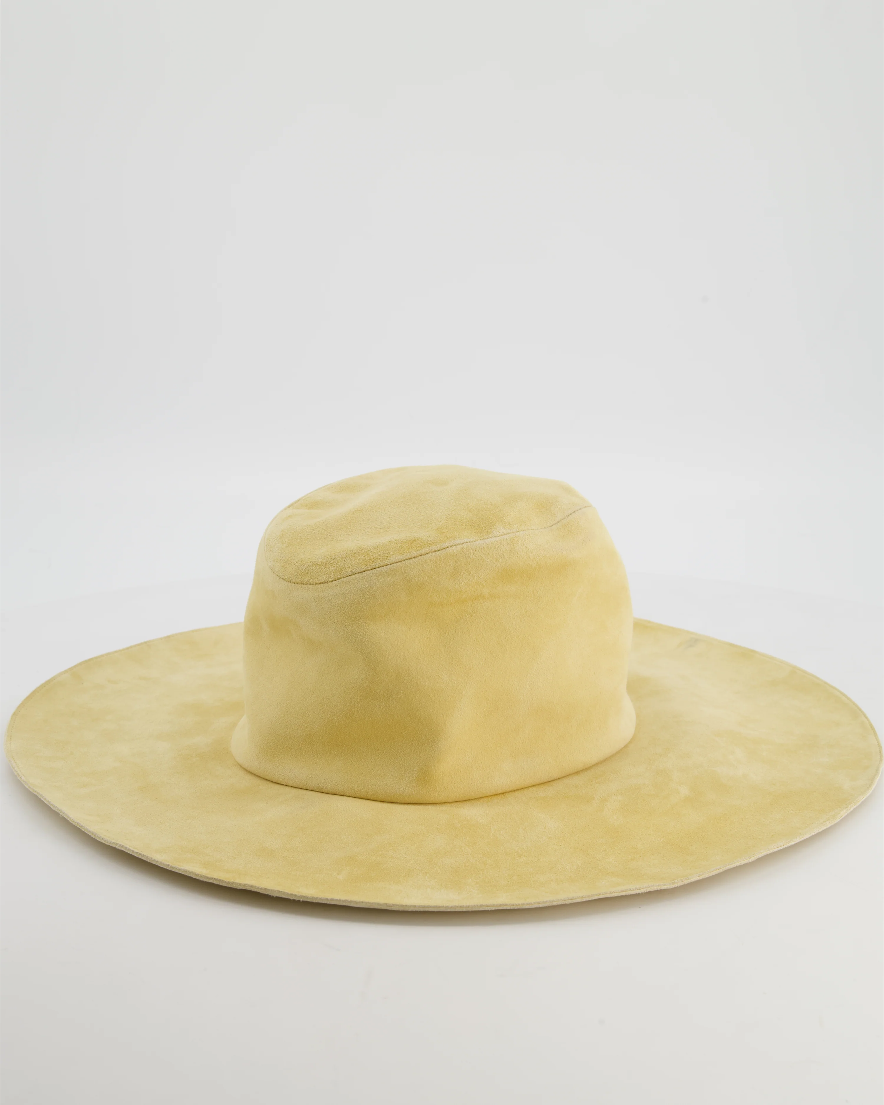 Hermès Beige Chèvre Suede Hat Size 59 - Image 6