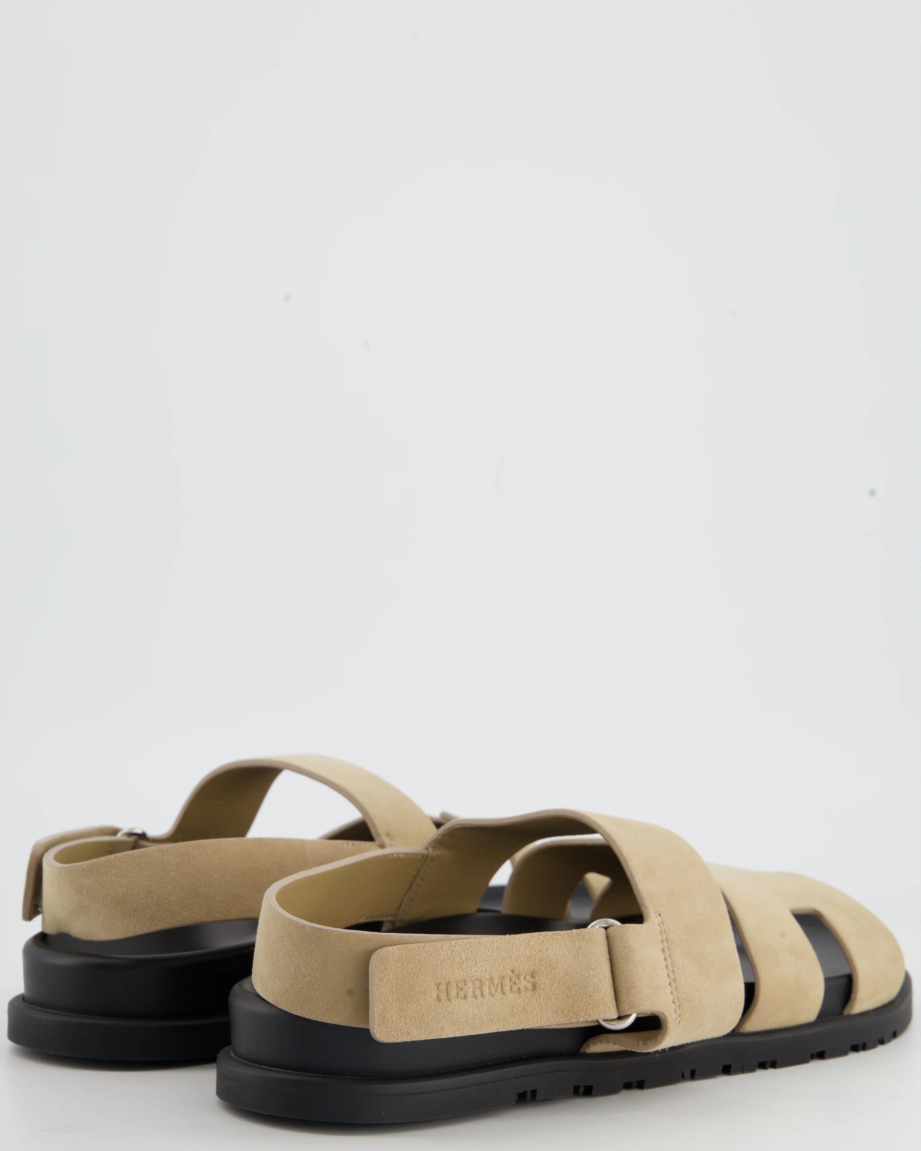 Hermès Beige Suede Takara Sandals Size EU 42 - Image 3