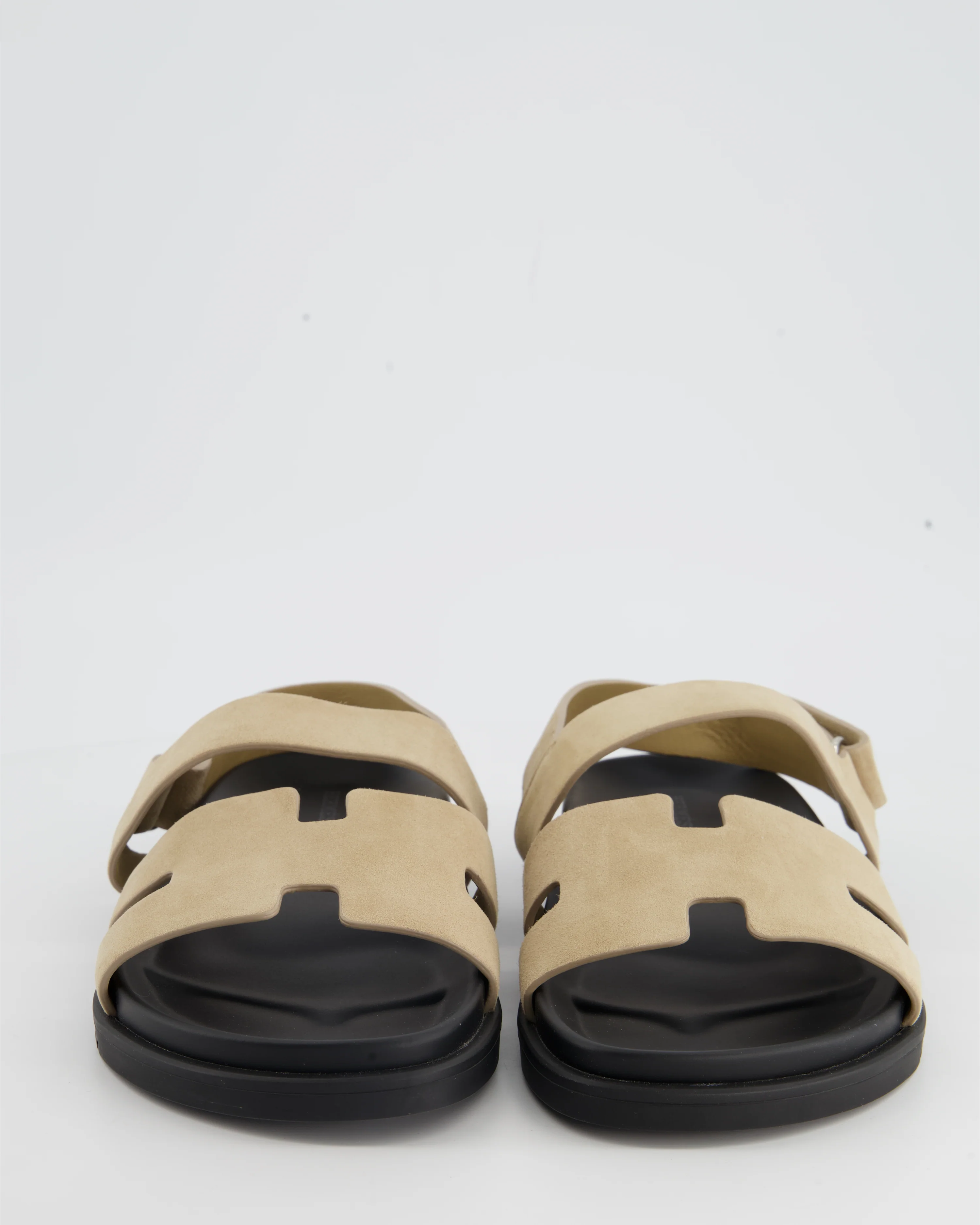 Hermès Beige Suede Takara Sandals Size EU 42 - Image 4