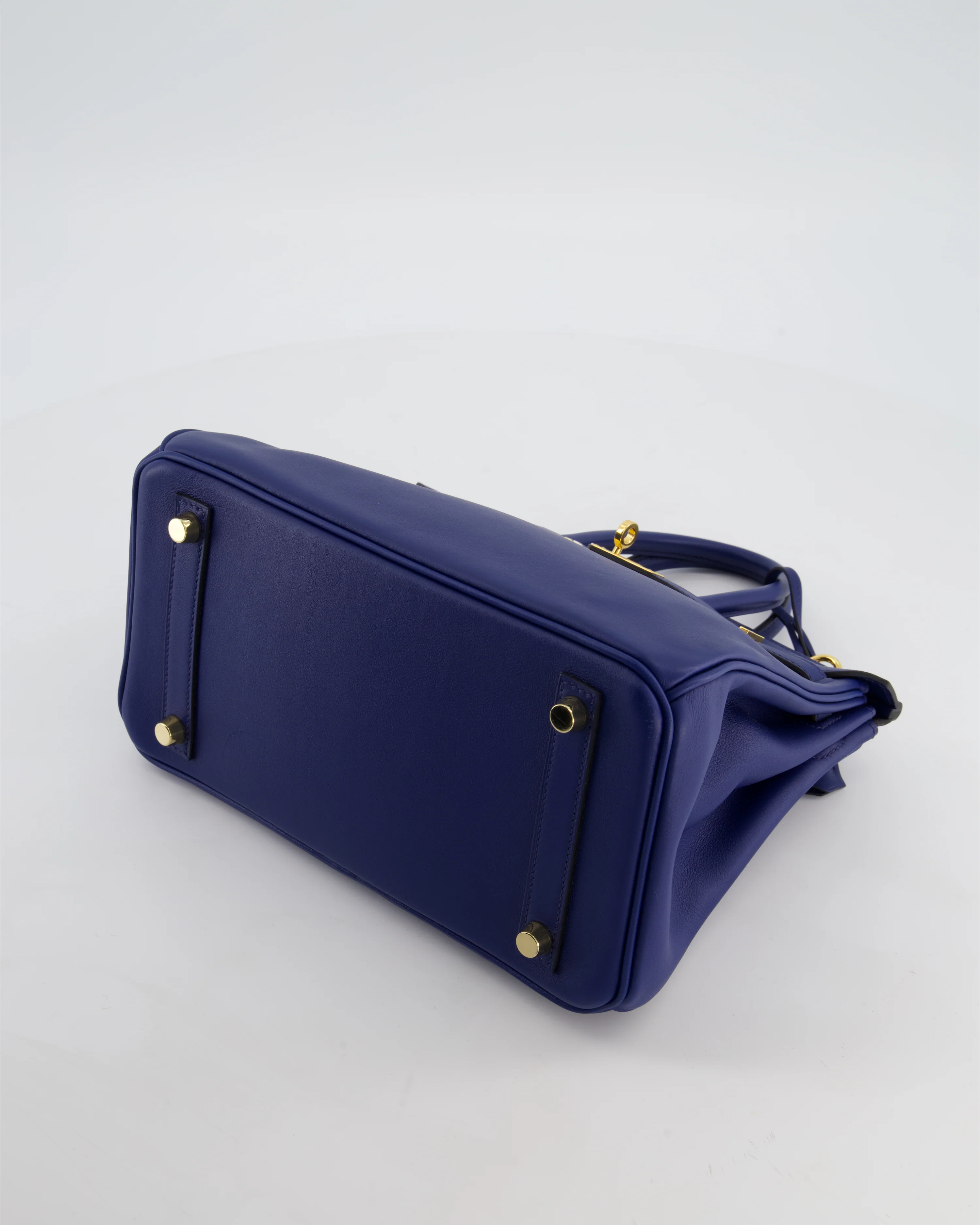 Hermès Birkin 25 Retourne Bag in Bleu Saphir Swift Leather with Gold Hardware - Image 20