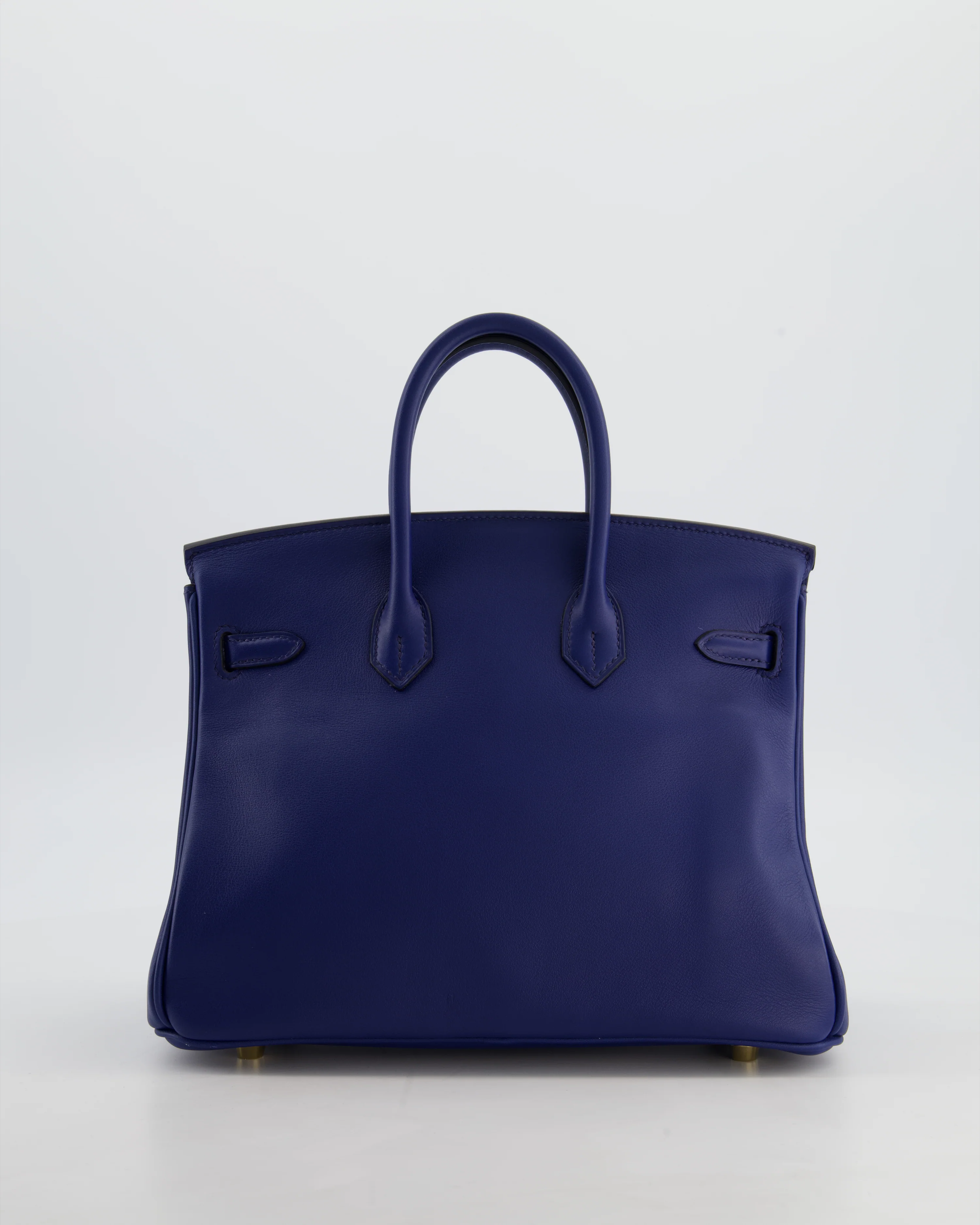 Hermès Birkin 25 Retourne Bag in Bleu Saphir Swift Leather with Gold Hardware - Image 6