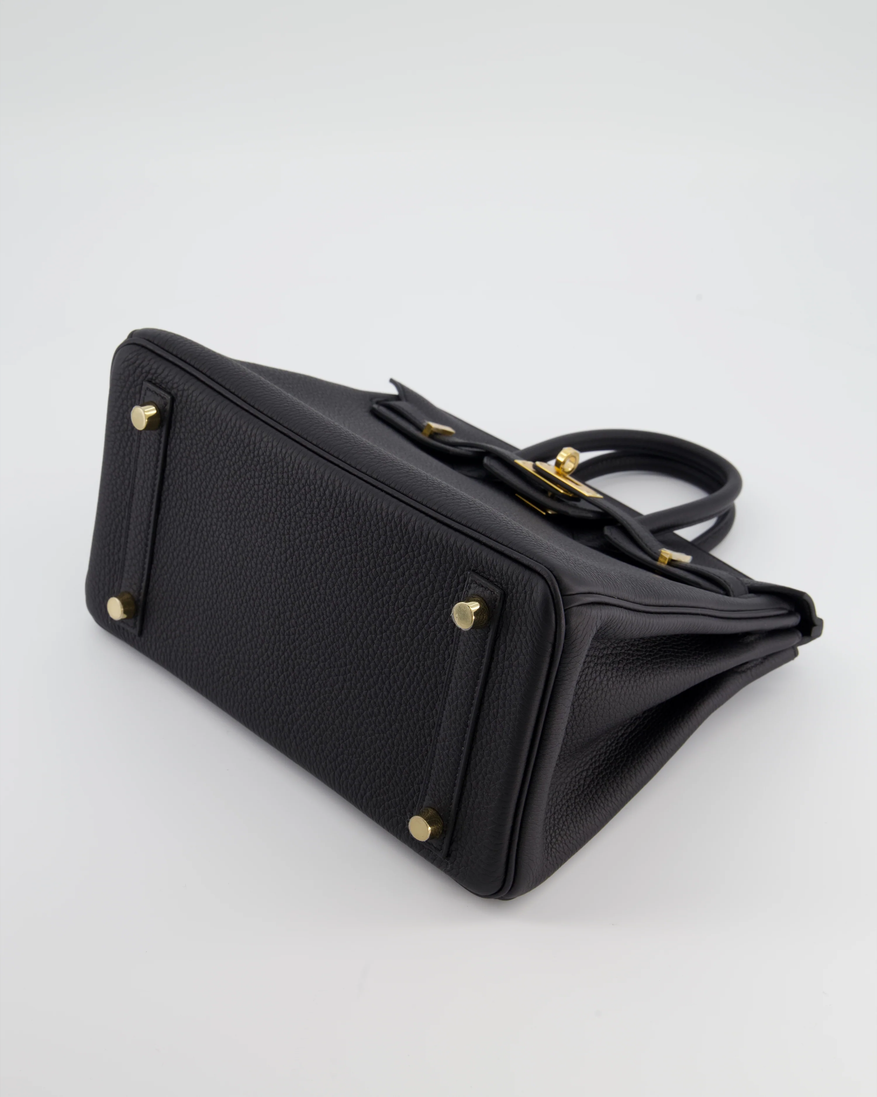 Hermès Birkin 25 Retourne Bag in Noir Togo Leather with Gold Hardware - Image 20