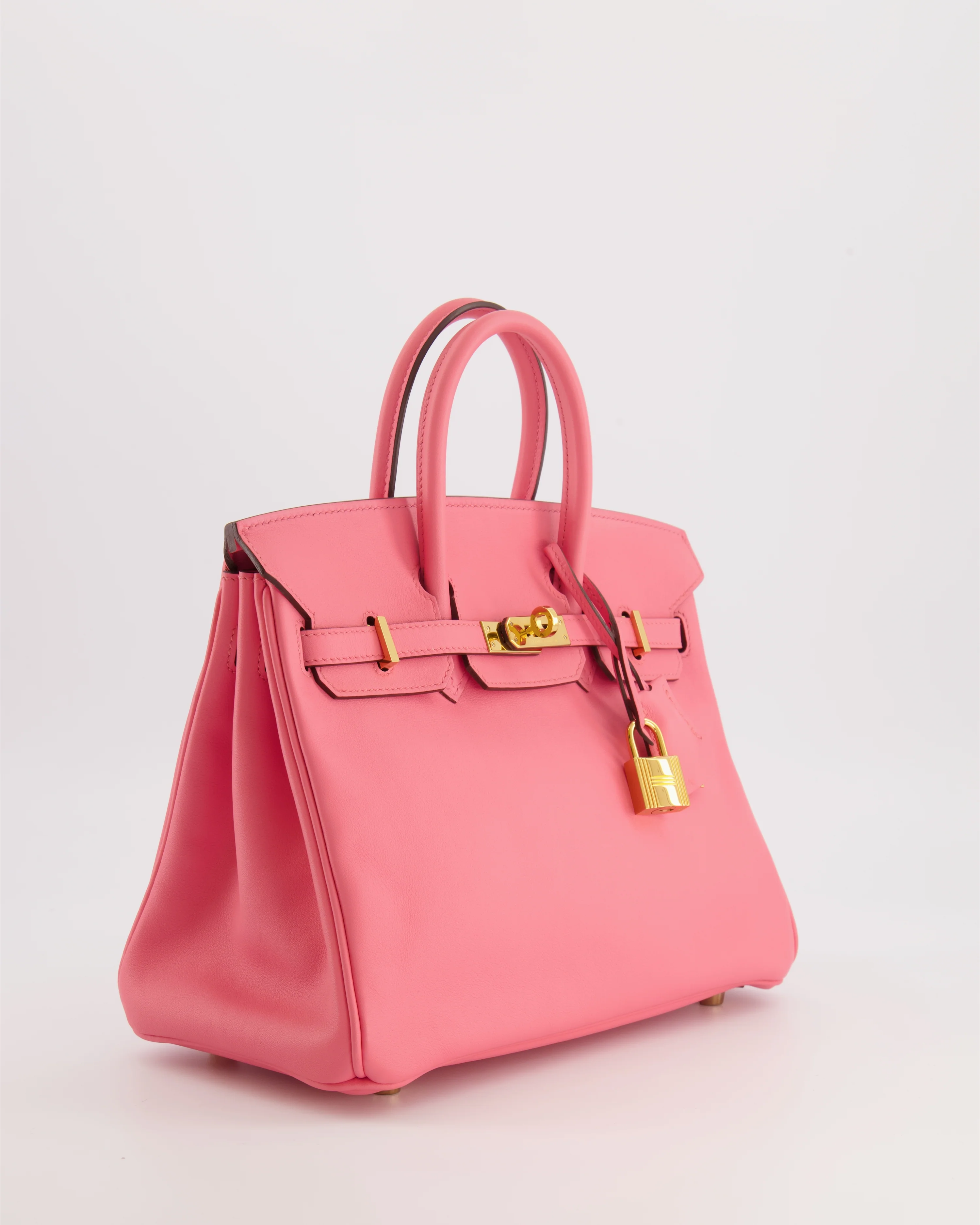 Hermès Birkin 25 Retourne Bag in Rose D'Été Swift Leather with Gold Hardware - Image 3