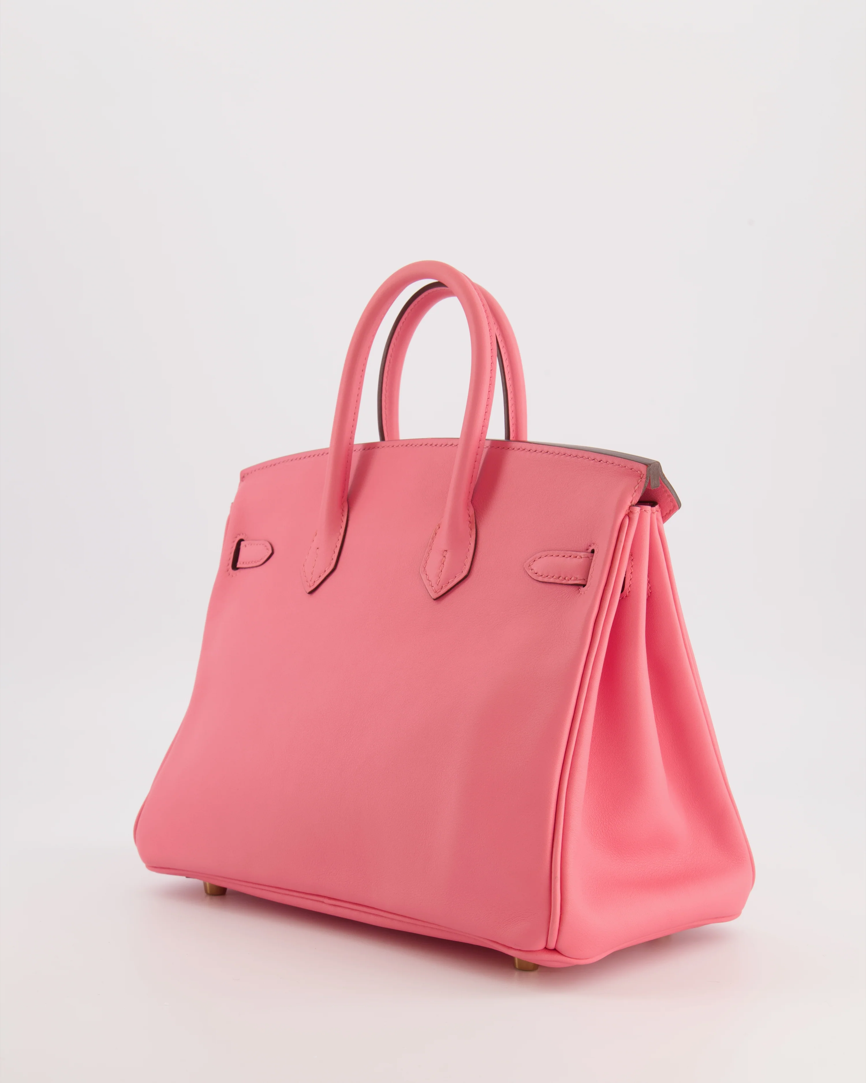 Hermès Birkin 25 Retourne Bag in Rose D'Été Swift Leather with Gold Hardware - Image 7