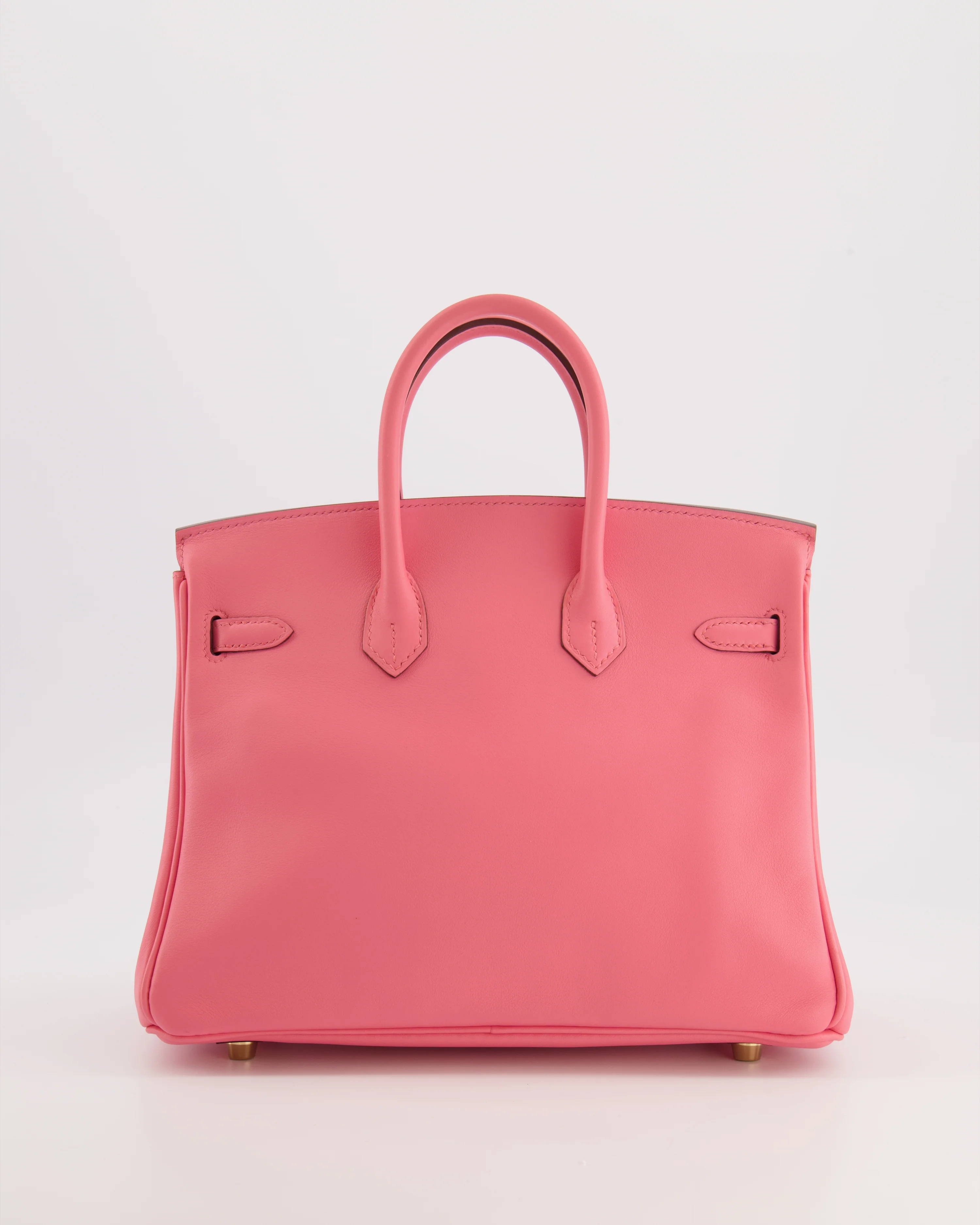 Hermès Birkin 25 Retourne Bag in Rose D'Été Swift Leather with Gold Hardware - Image 9