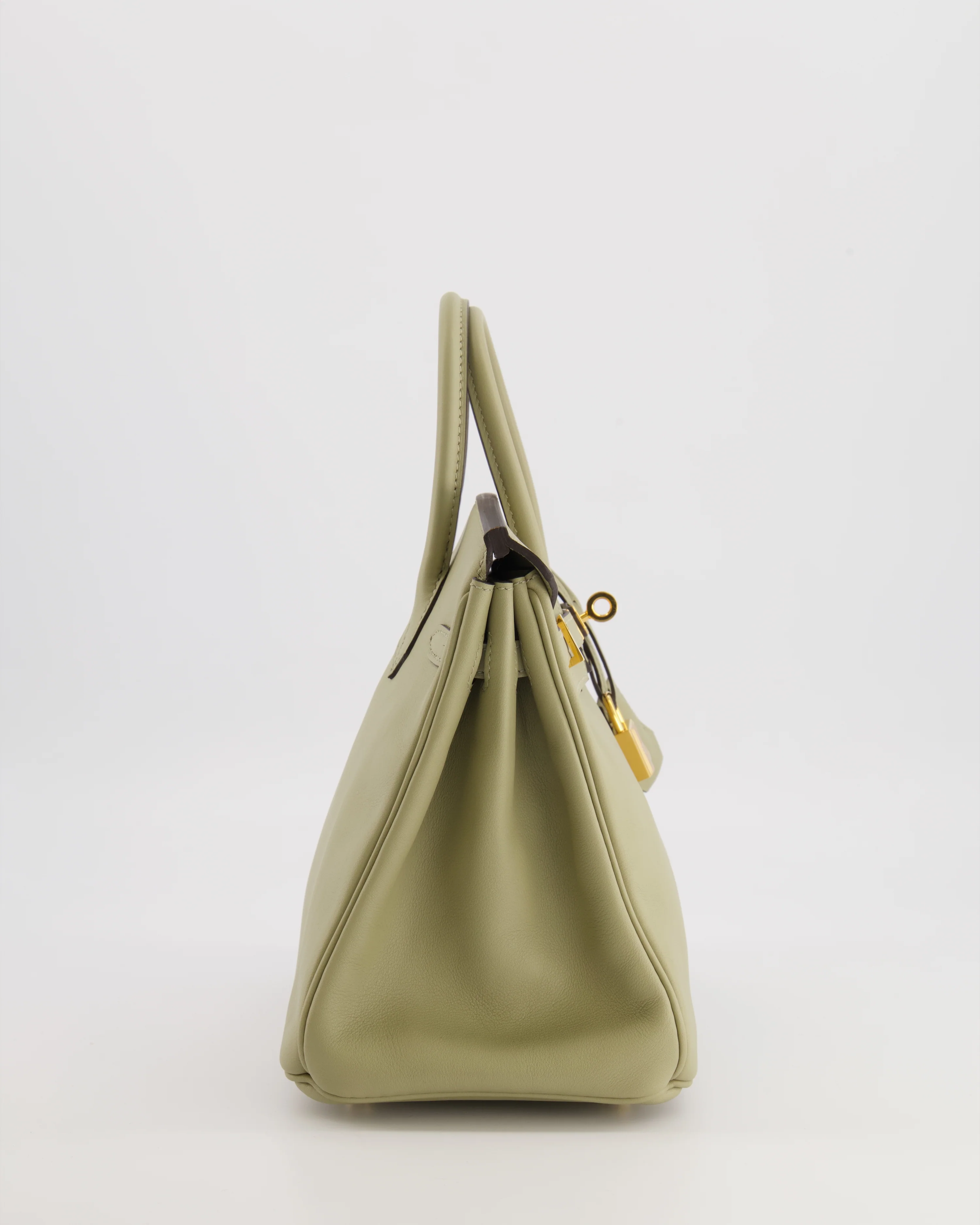 Hermès Birkin 25 Retourne Bag in Sauge Swift Leather with Gold Hardware - Image 5