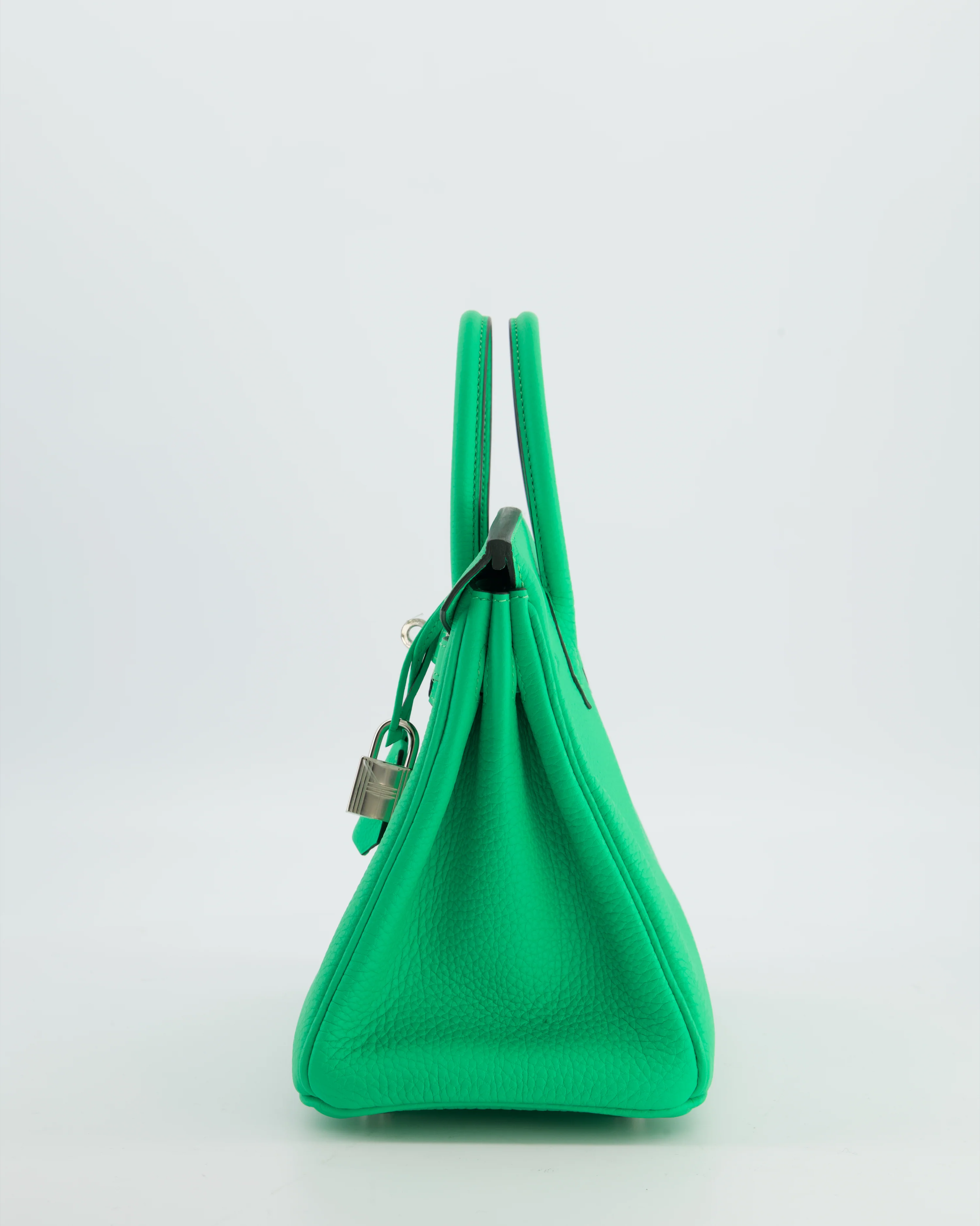 Hermès Birkin 25 Retourne Bag in Vert Comics Togo Leather with Palladium Hardware - Image 3