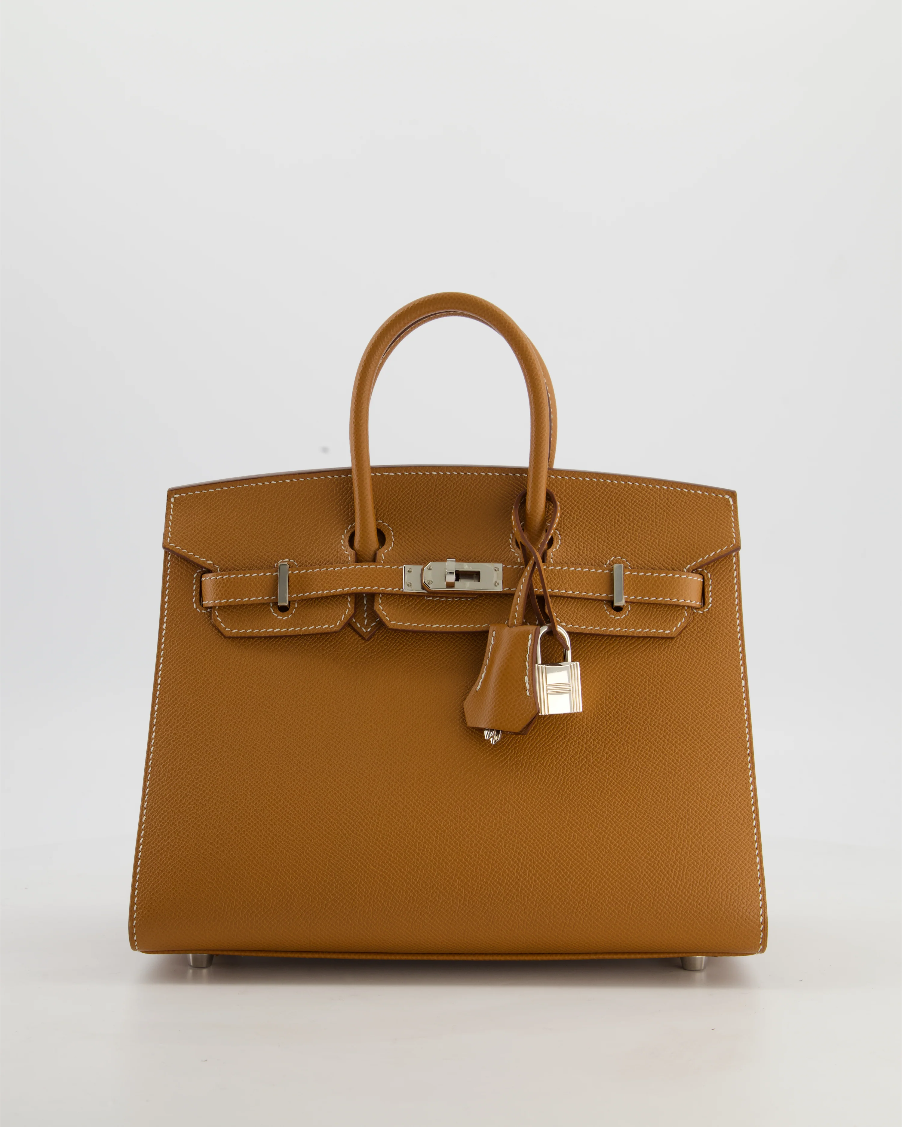 *RARE* Hermès Birkin 25 Sellier Bag in Gold Epsom Leather with Palladium Hardware