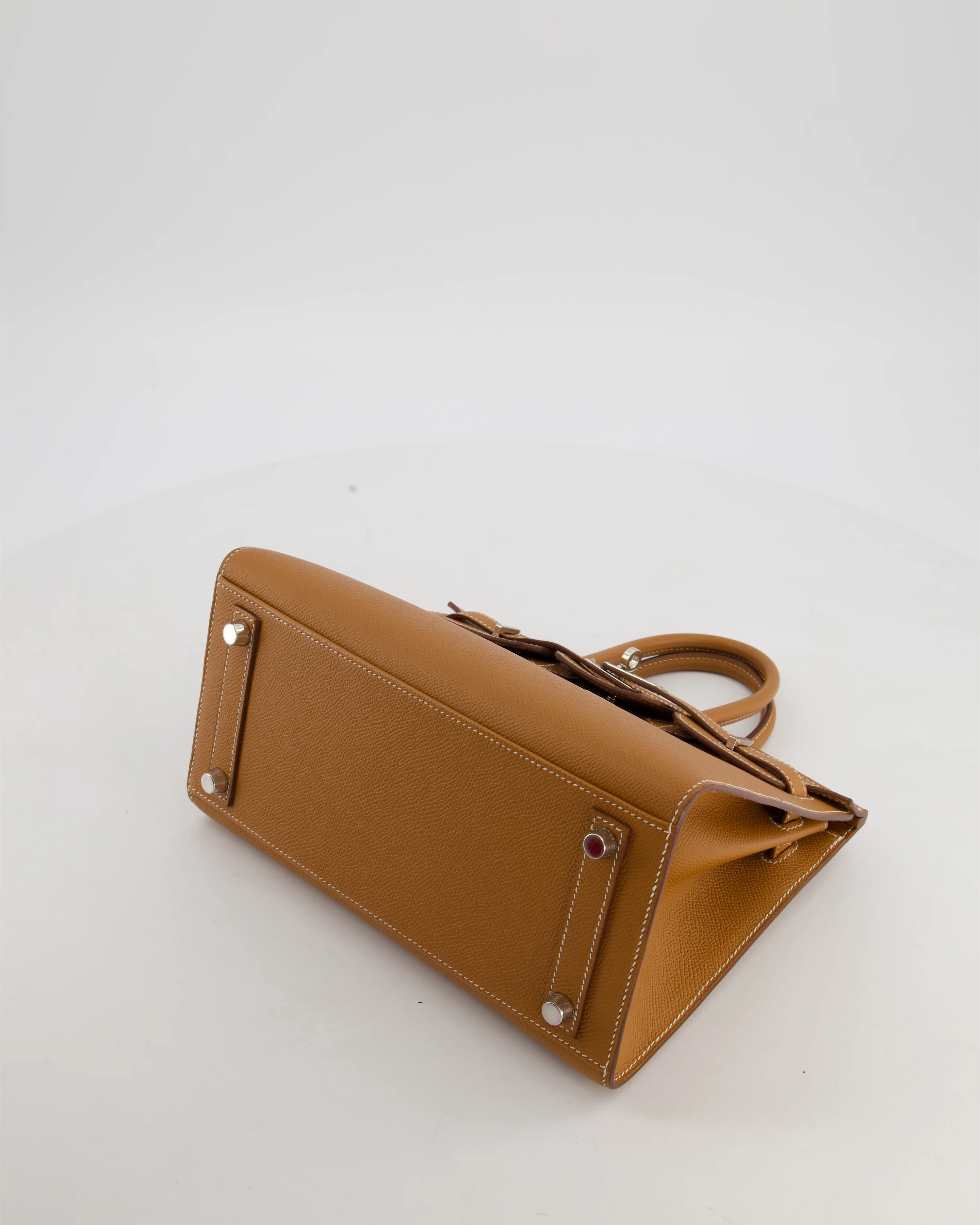 *RARE* Hermès Birkin 25 Sellier Bag in Gold Epsom Leather with Palladium Hardware - Image 20