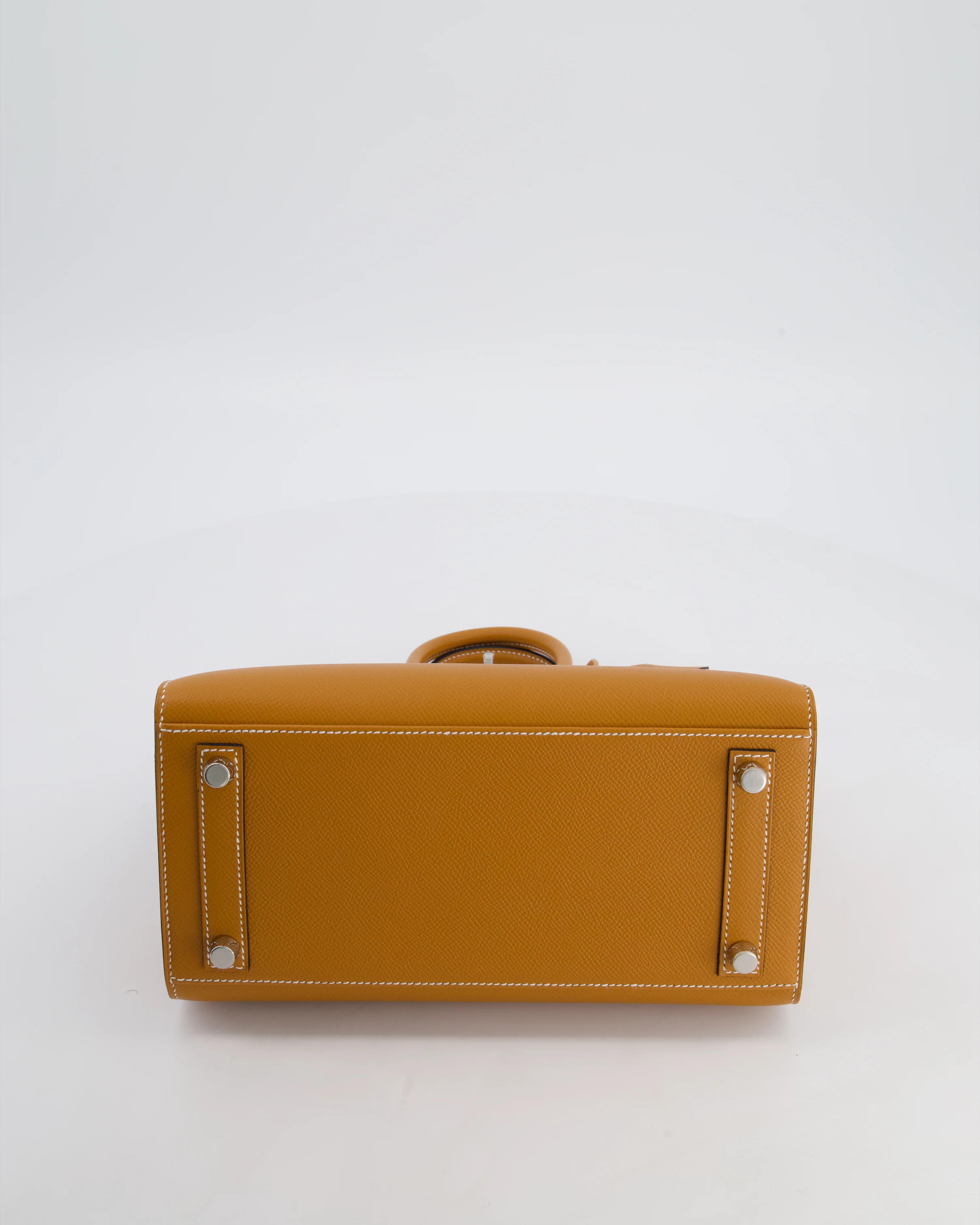 Hermès Birkin 25 Sellier Bag in Toffee Epsom Leather with Palladium Hardware - Image 18