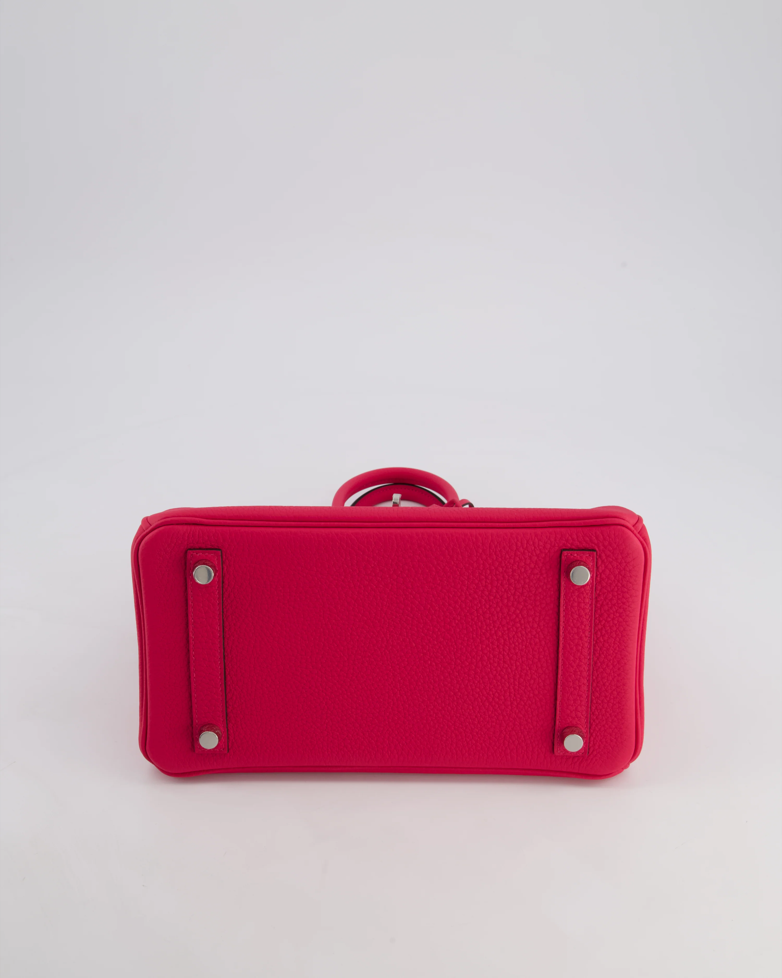 *RARE* Hermès Birkin 25 Retourne Bag in Rose Mexico Togo Leather with Palladium Hardware - Image 20