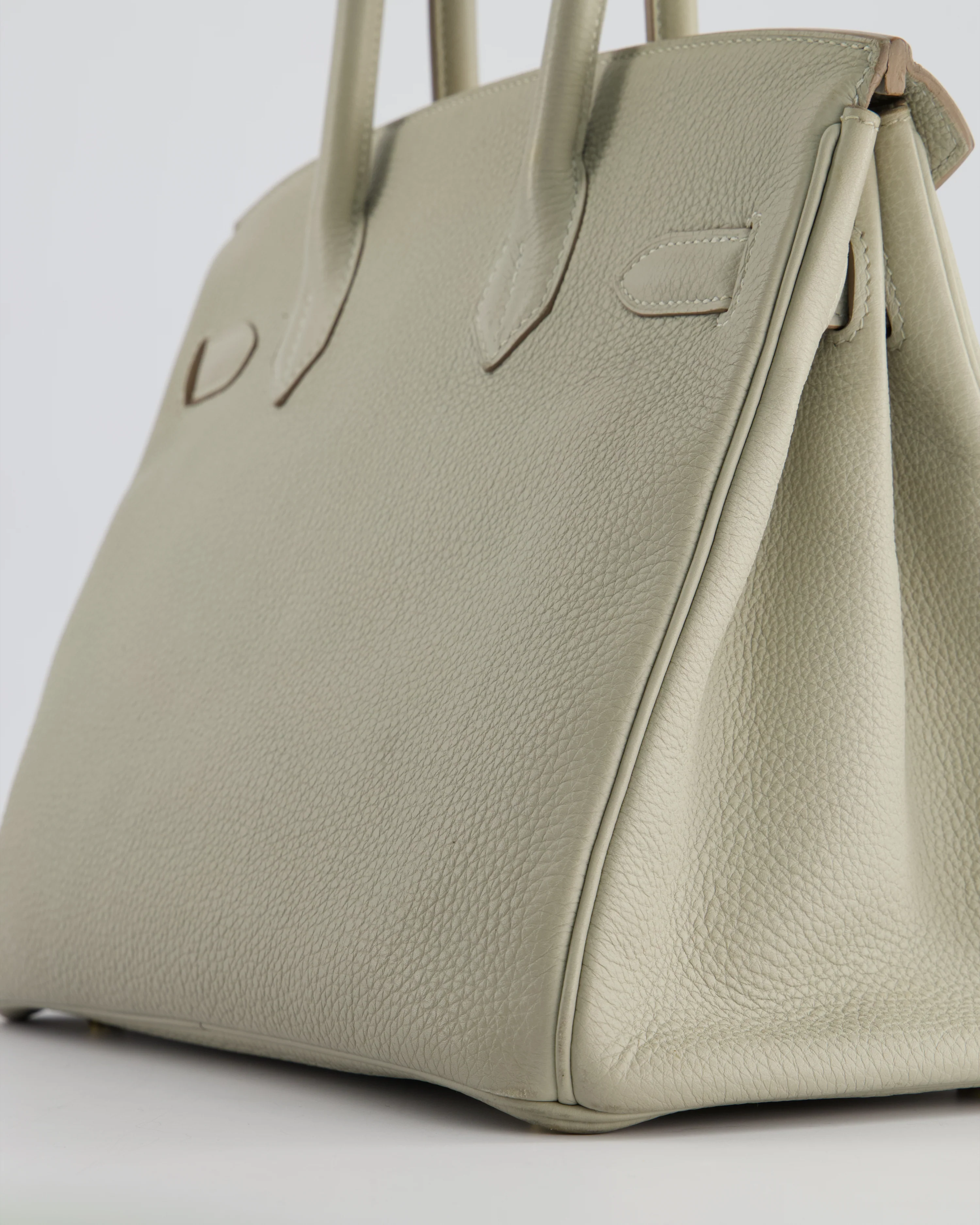 Hermès Birkin 30 Bag in Beton Togo Leather with Gold Hardware - Image 12