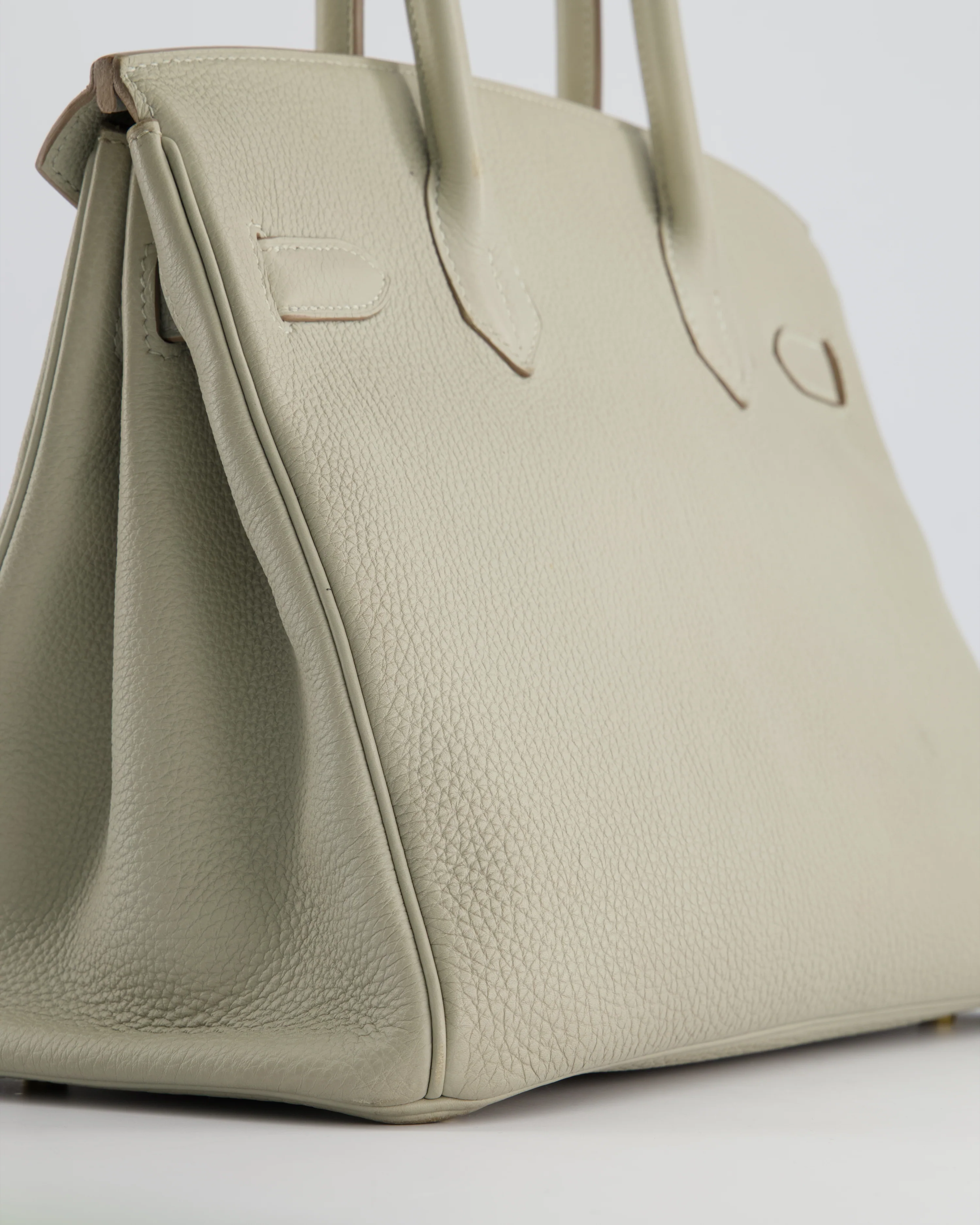 Hermès Birkin 30 Bag in Beton Togo Leather with Gold Hardware - Image 13