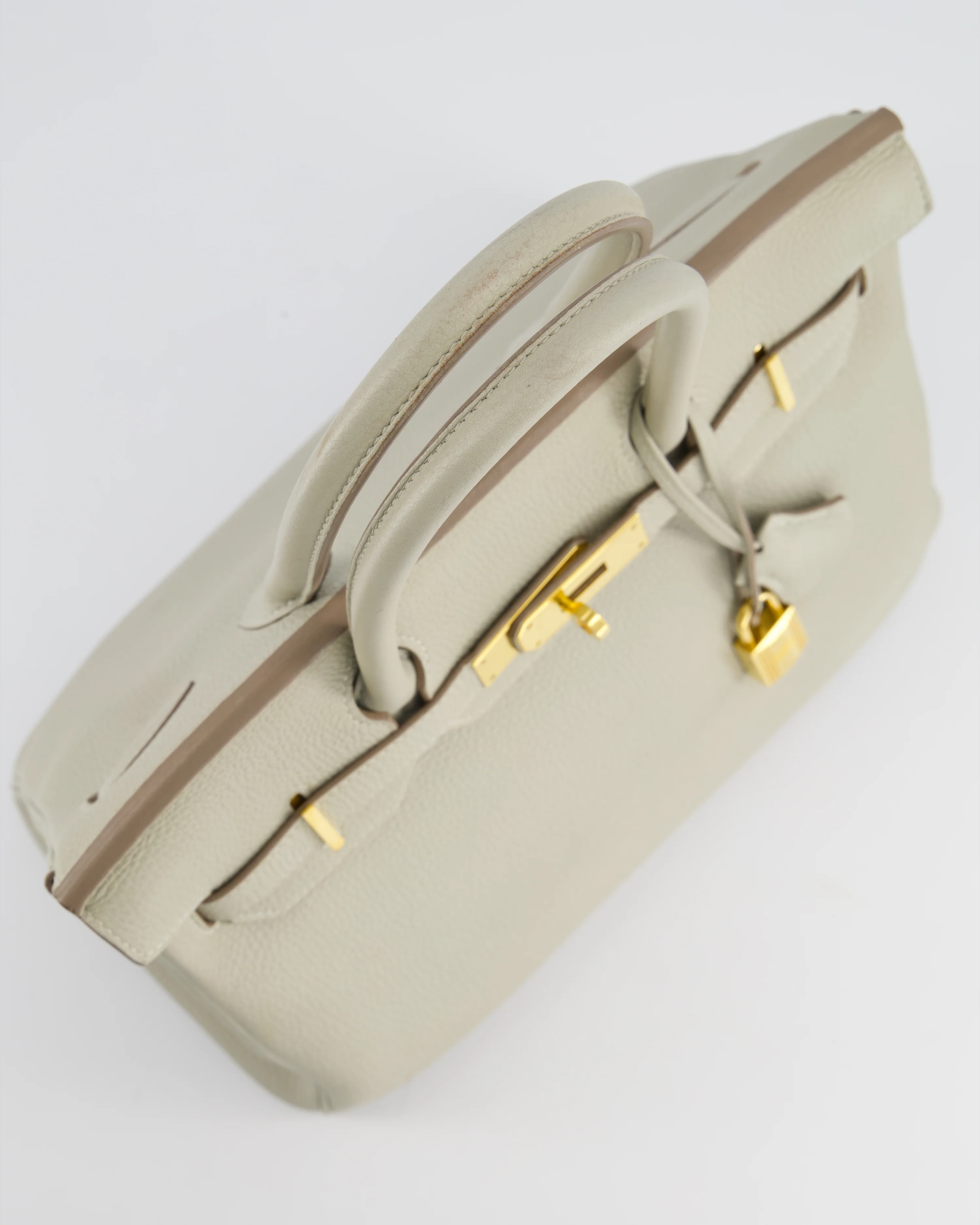 Hermès Birkin 30 Bag in Beton Togo Leather with Gold Hardware - Image 16