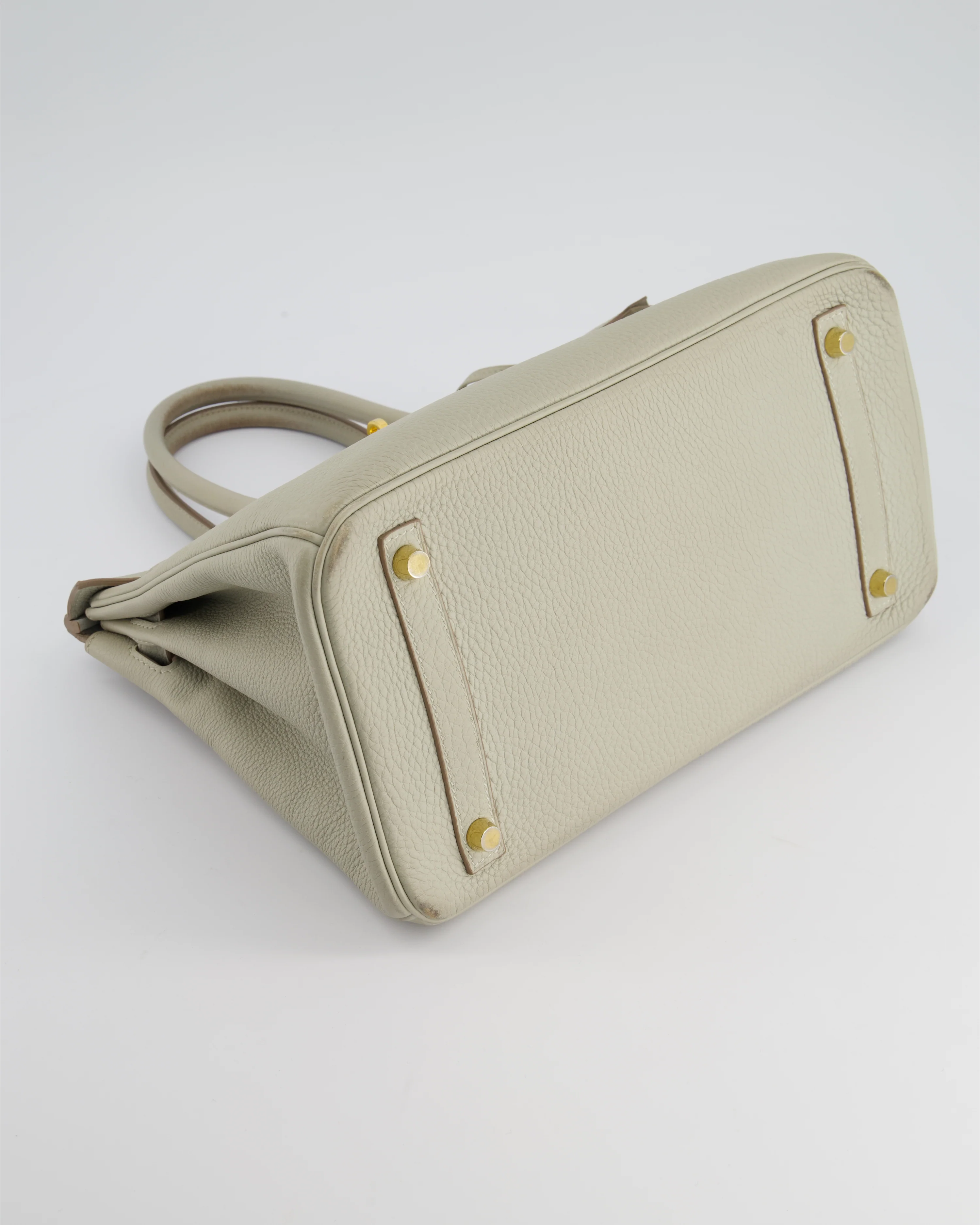 Hermès Birkin 30 Bag in Beton Togo Leather with Gold Hardware - Image 17