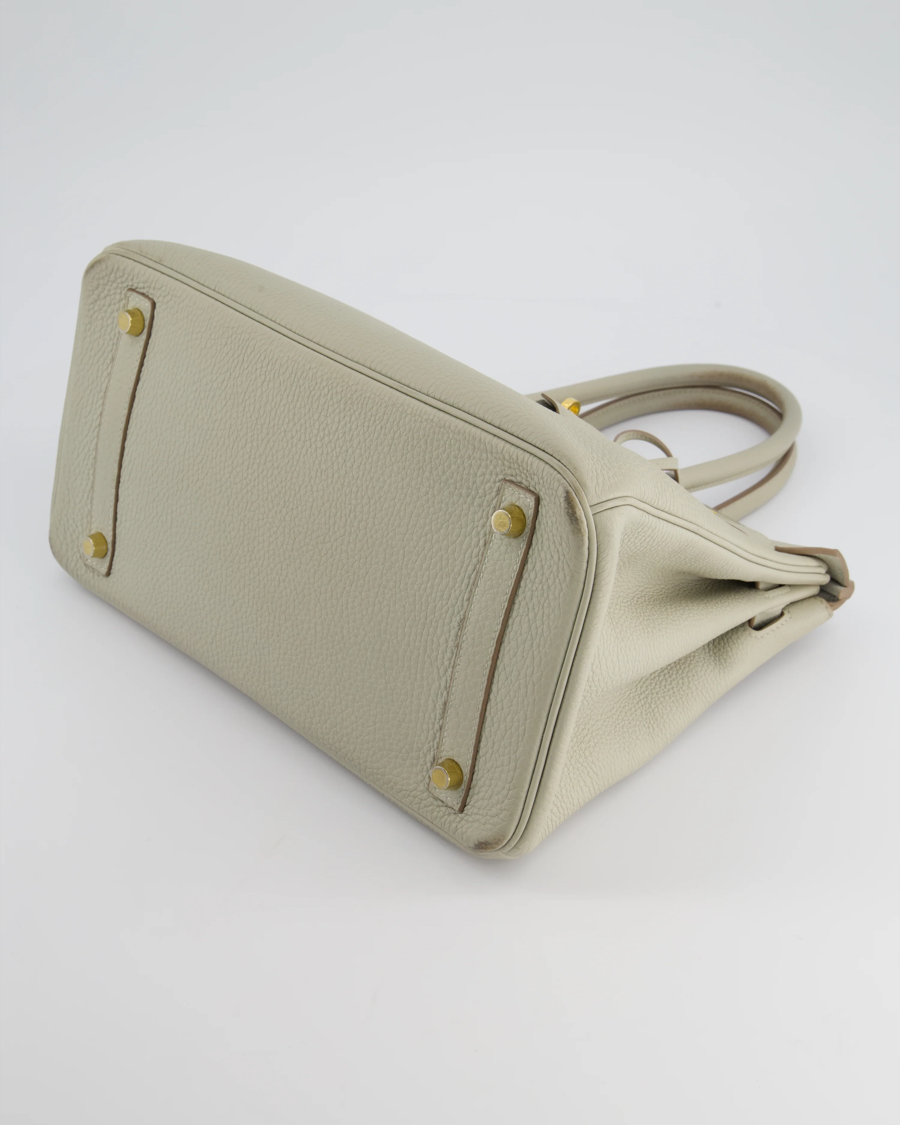 Hermès Birkin 30 Bag in Beton Togo Leather with Gold Hardware - Image 19